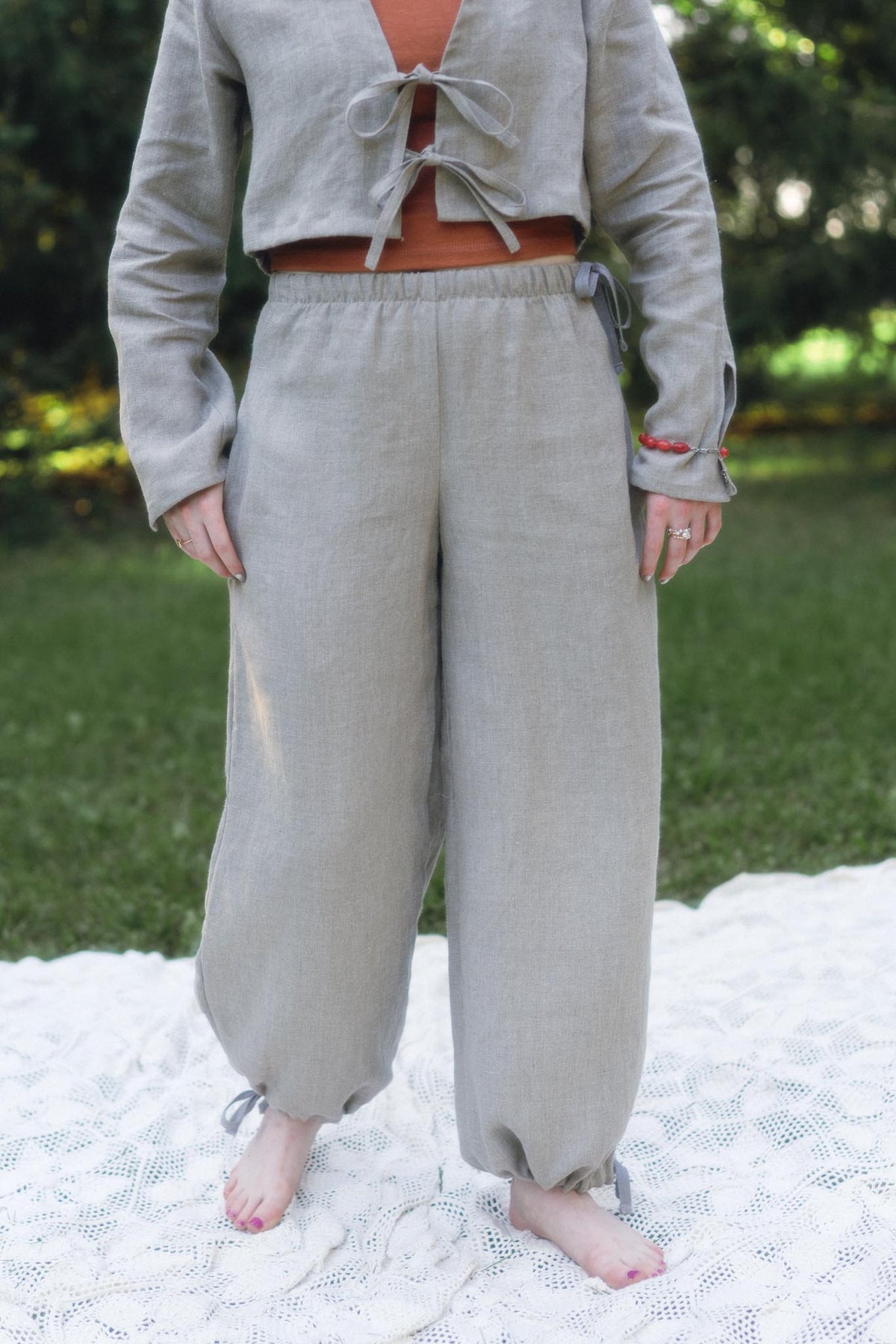 Vesper Pants in Pebble