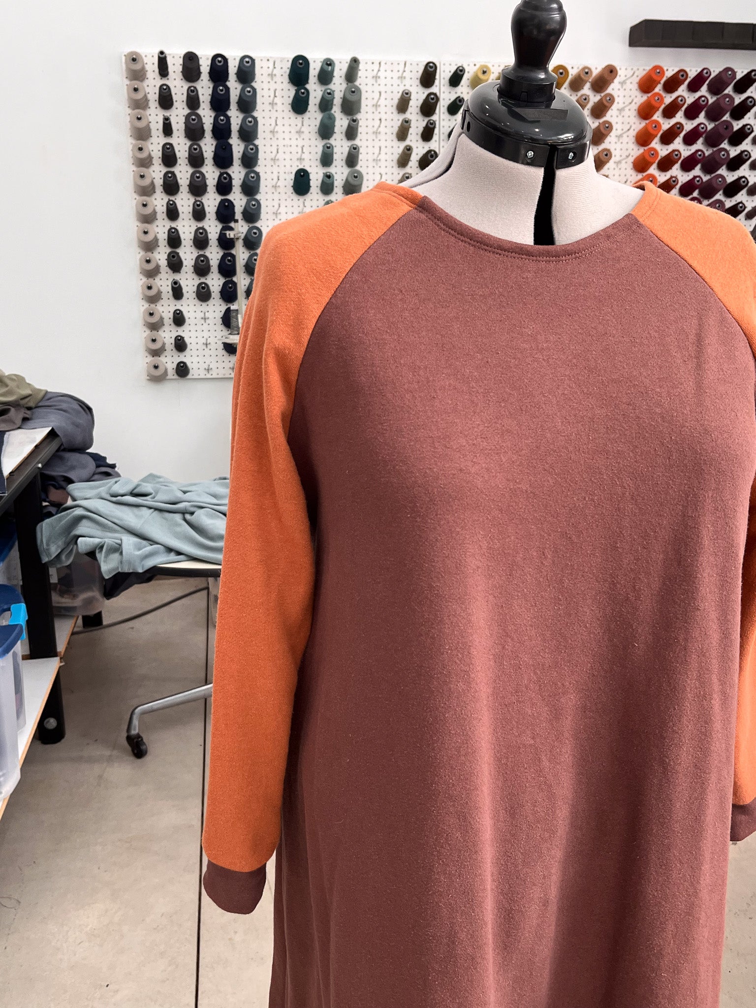 Cabin Dress in Chestnut/Rust (SS)