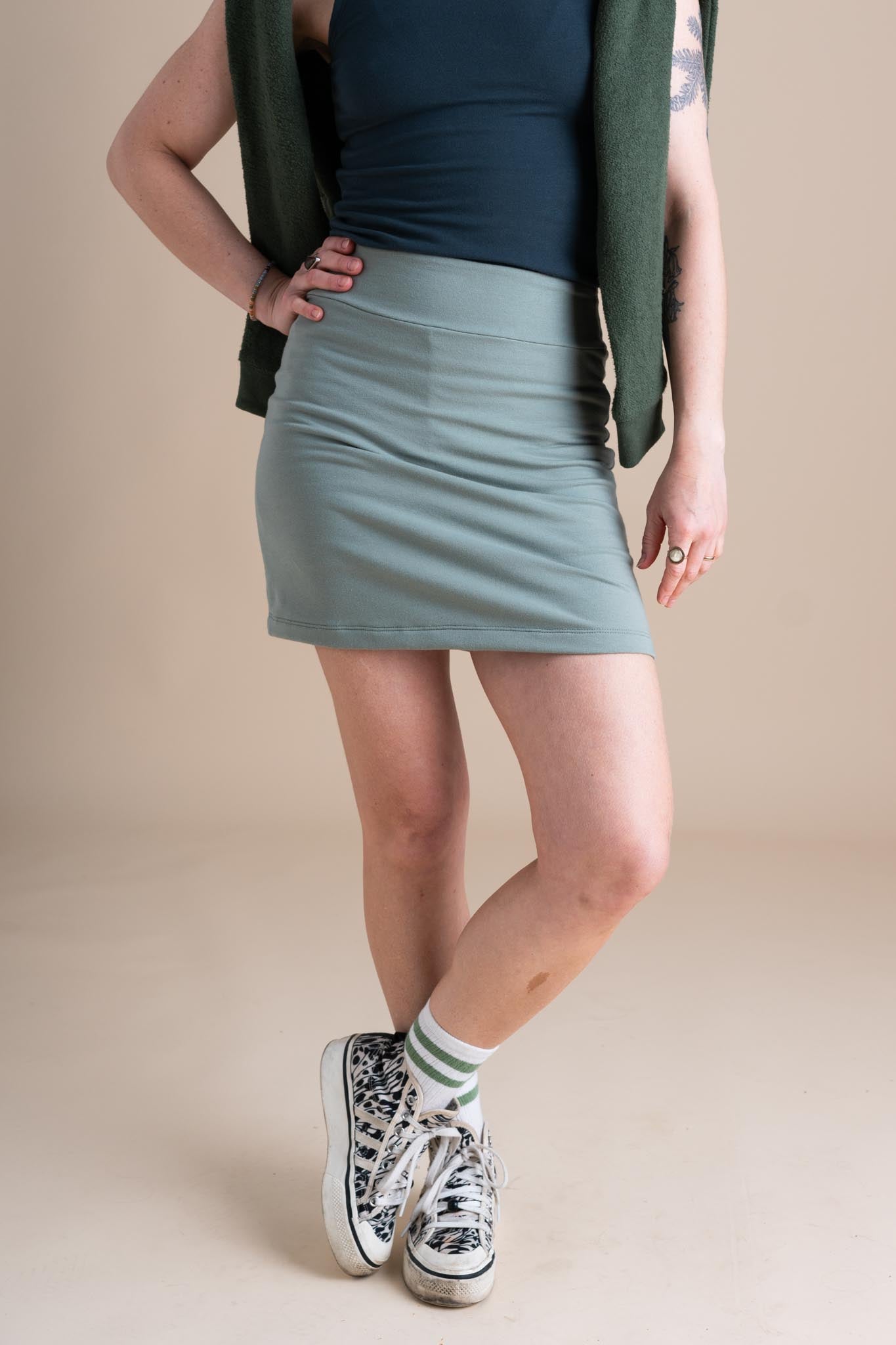 Elsa Skort in Pistachio