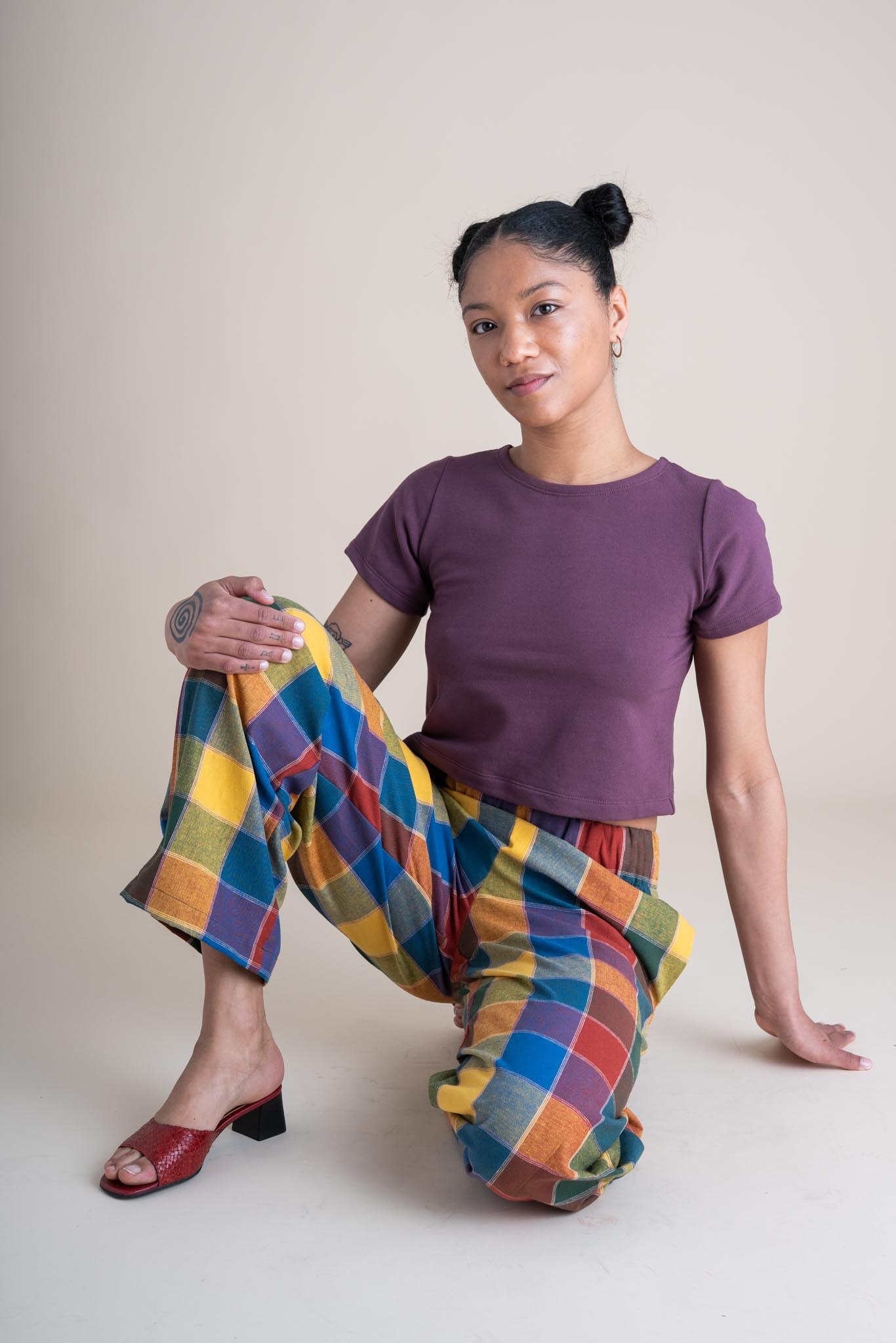Crescent Moon Pants in Kaleidoscope