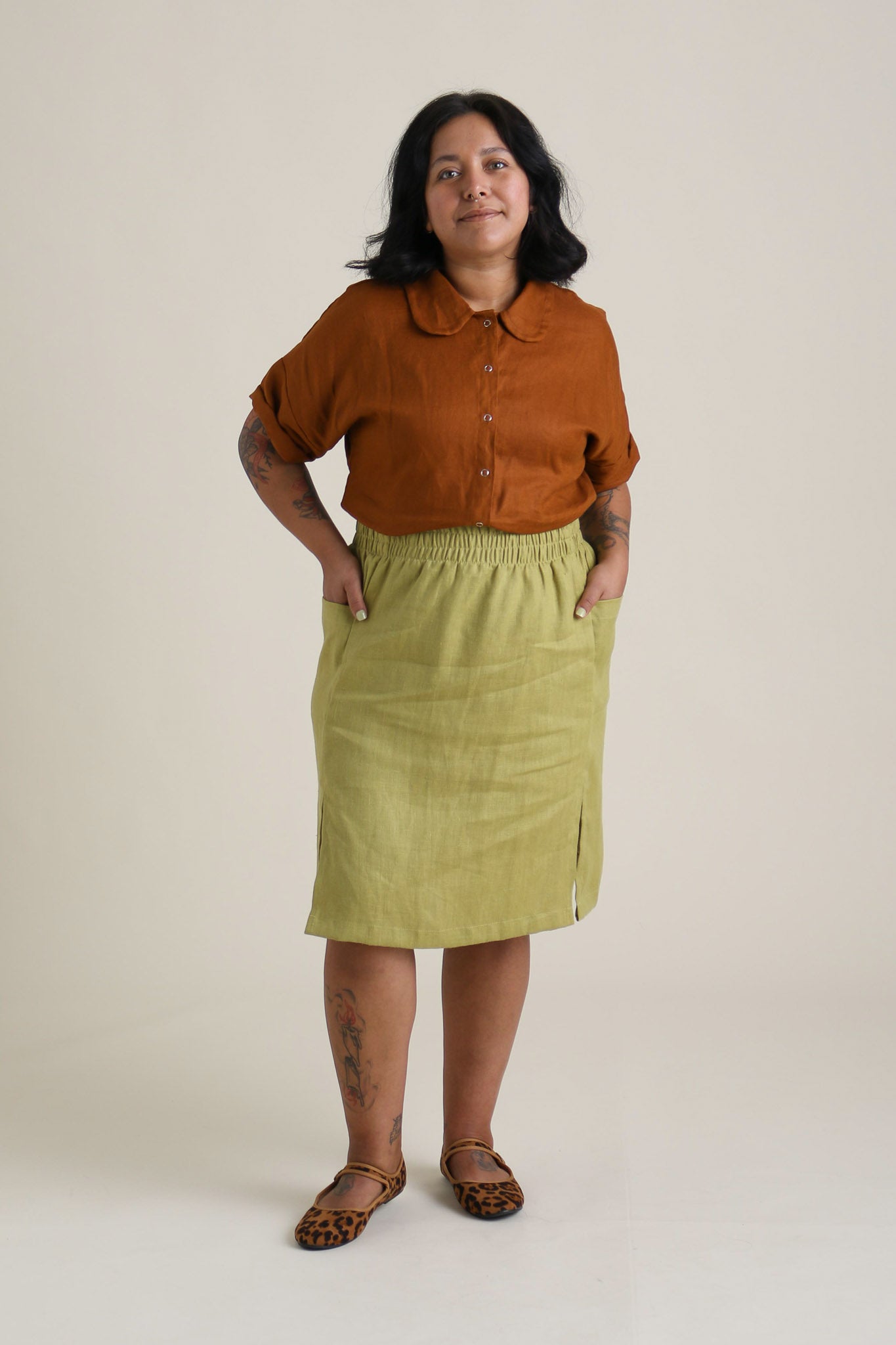 Cedar Skirt in Citrus – Conscious Clothing