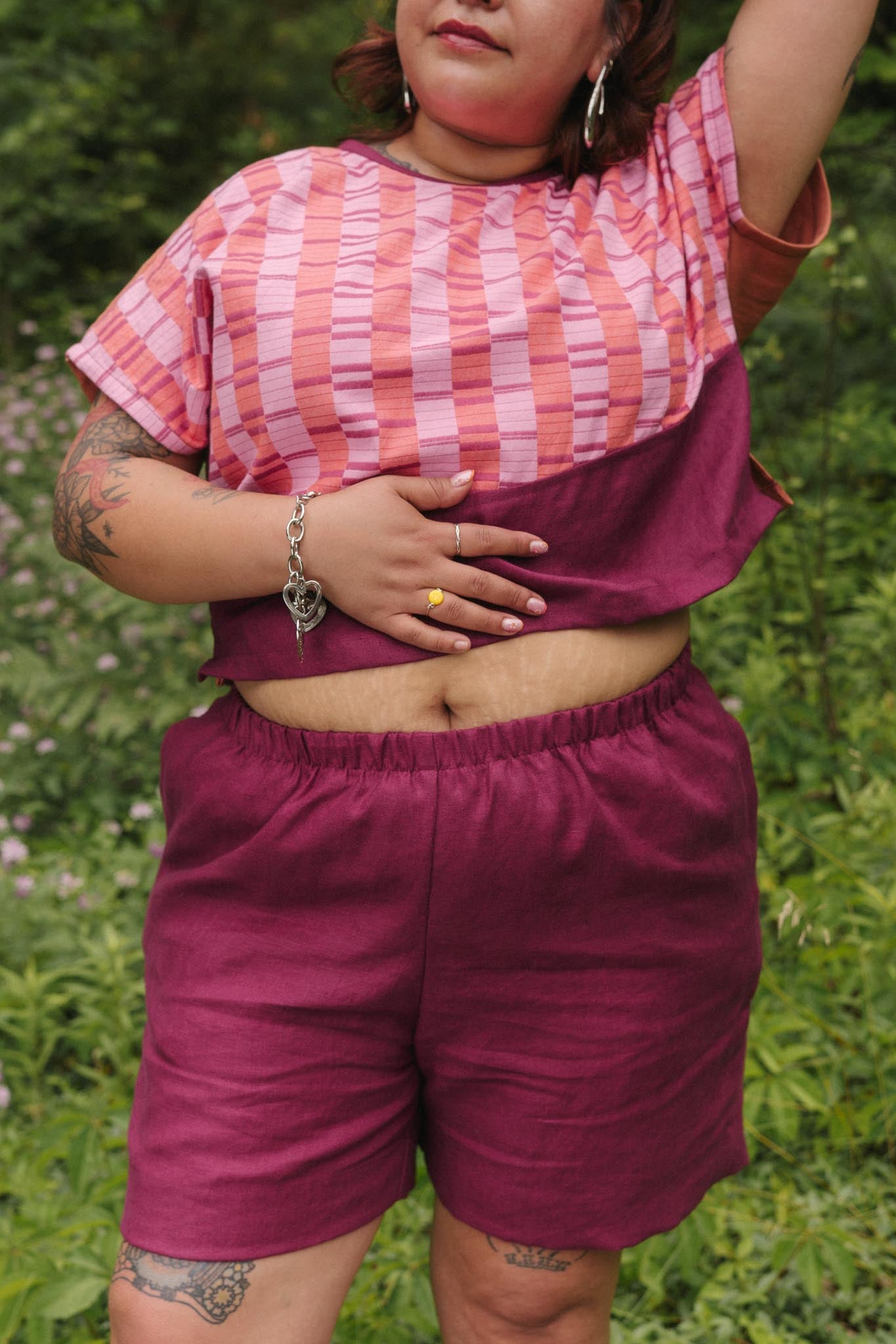 Court Short in Orchid