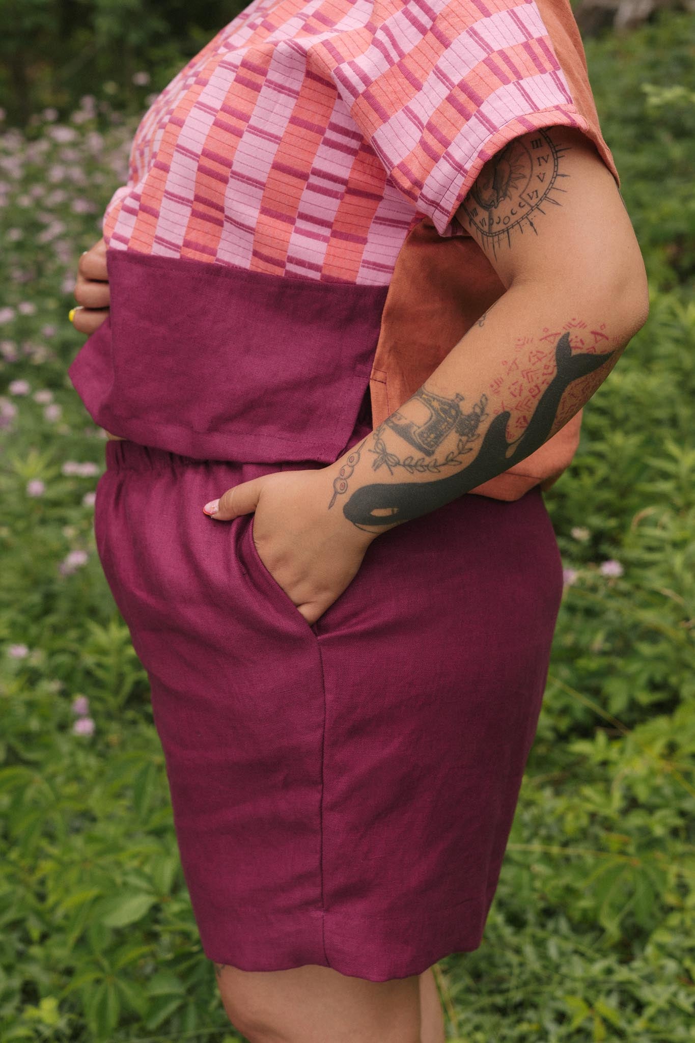 Court Short in Orchid