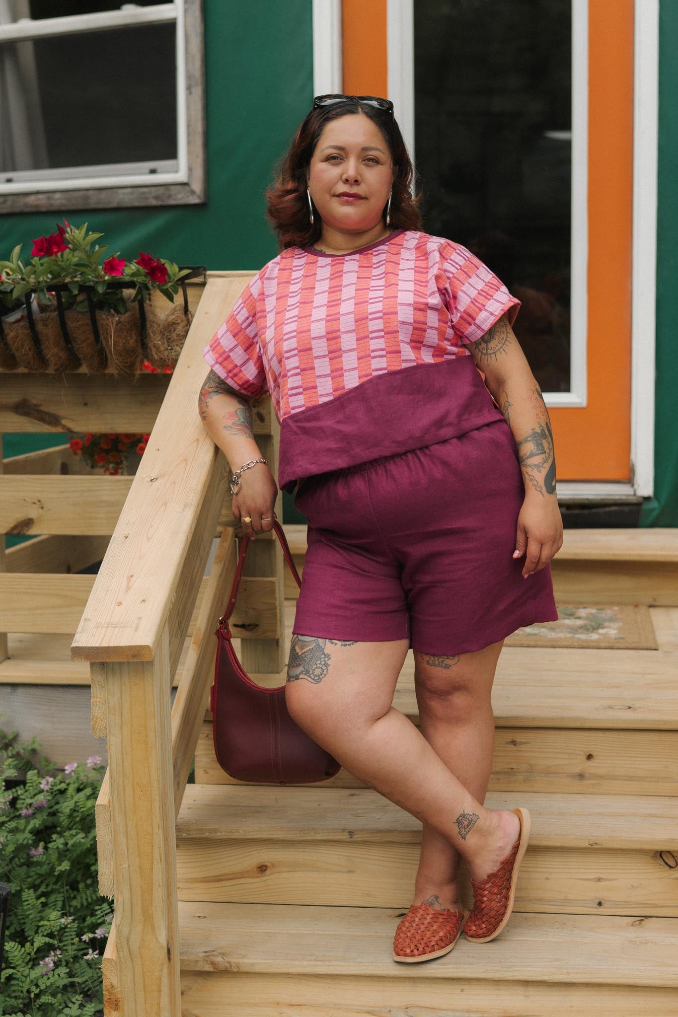Court Short in Orchid