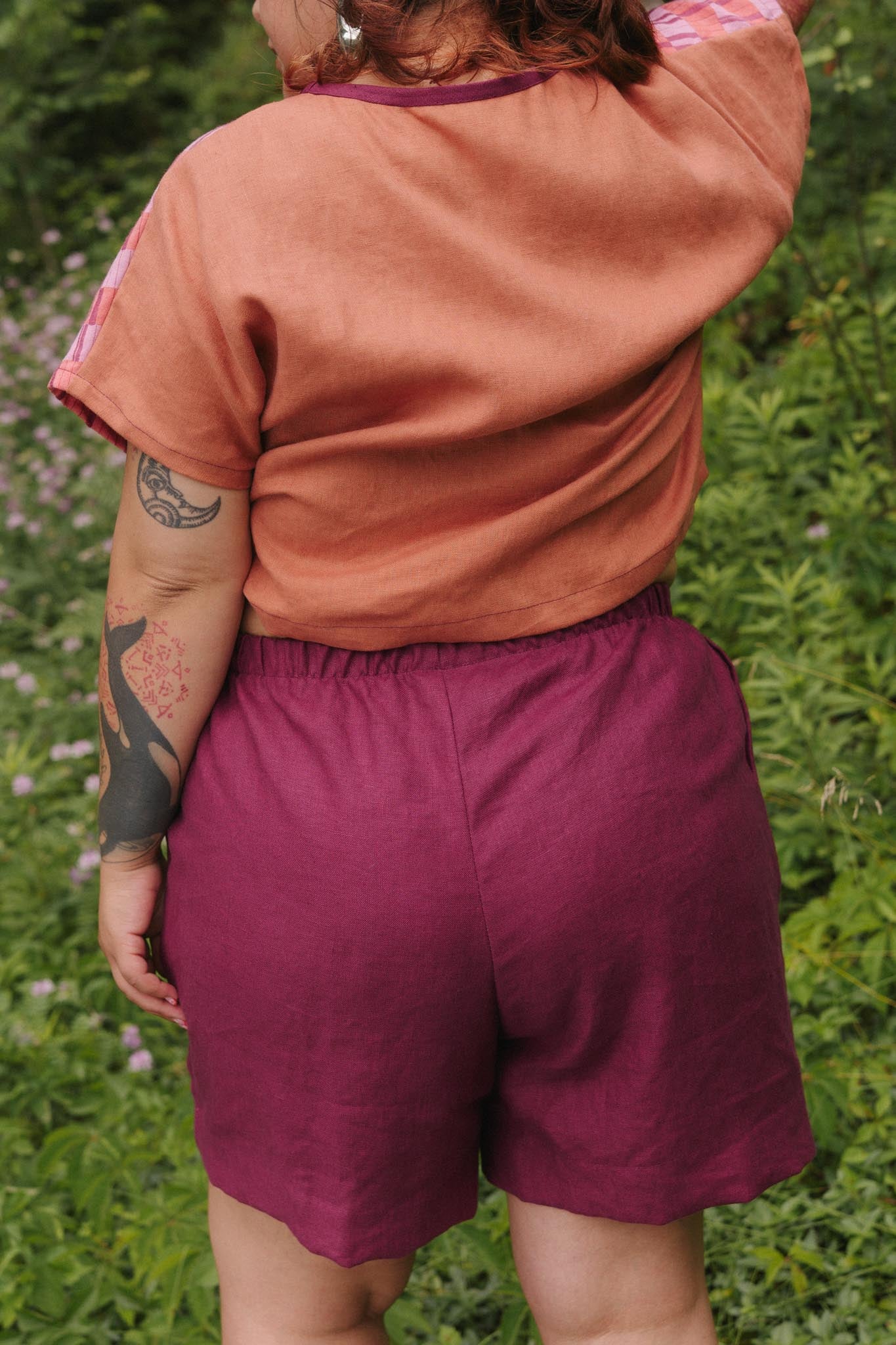 Court Short in Orchid