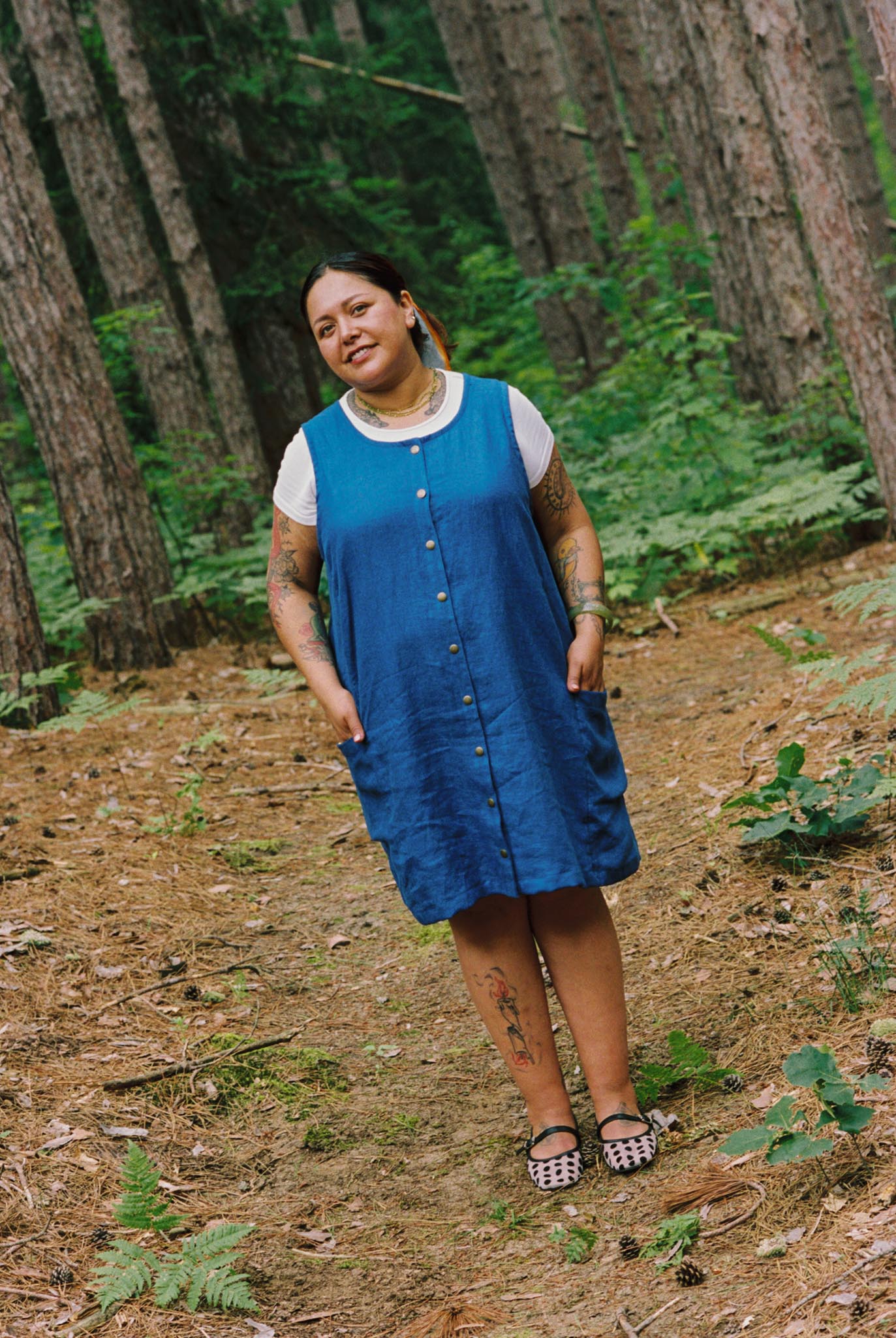 Snap Smock (Updated) in Kingfisher Blue