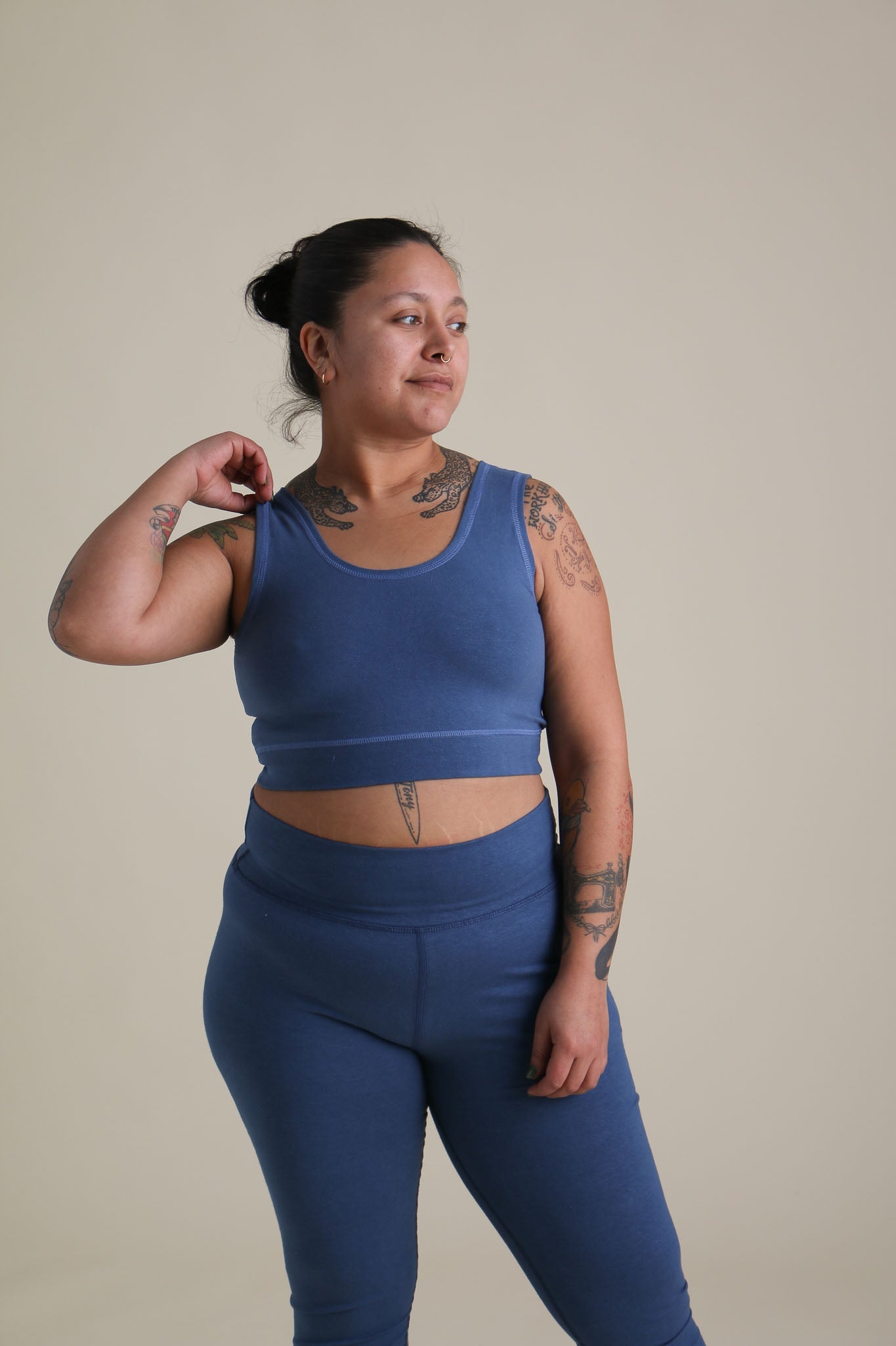 Yoga Bralette in Azure – Conscious Clothing