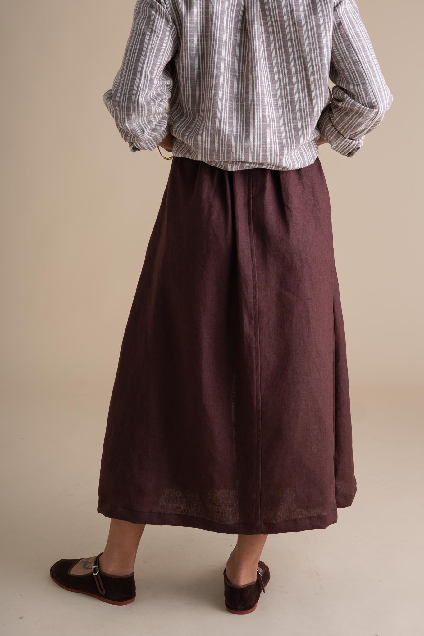Esme Skirt (Updated) in Mulberry