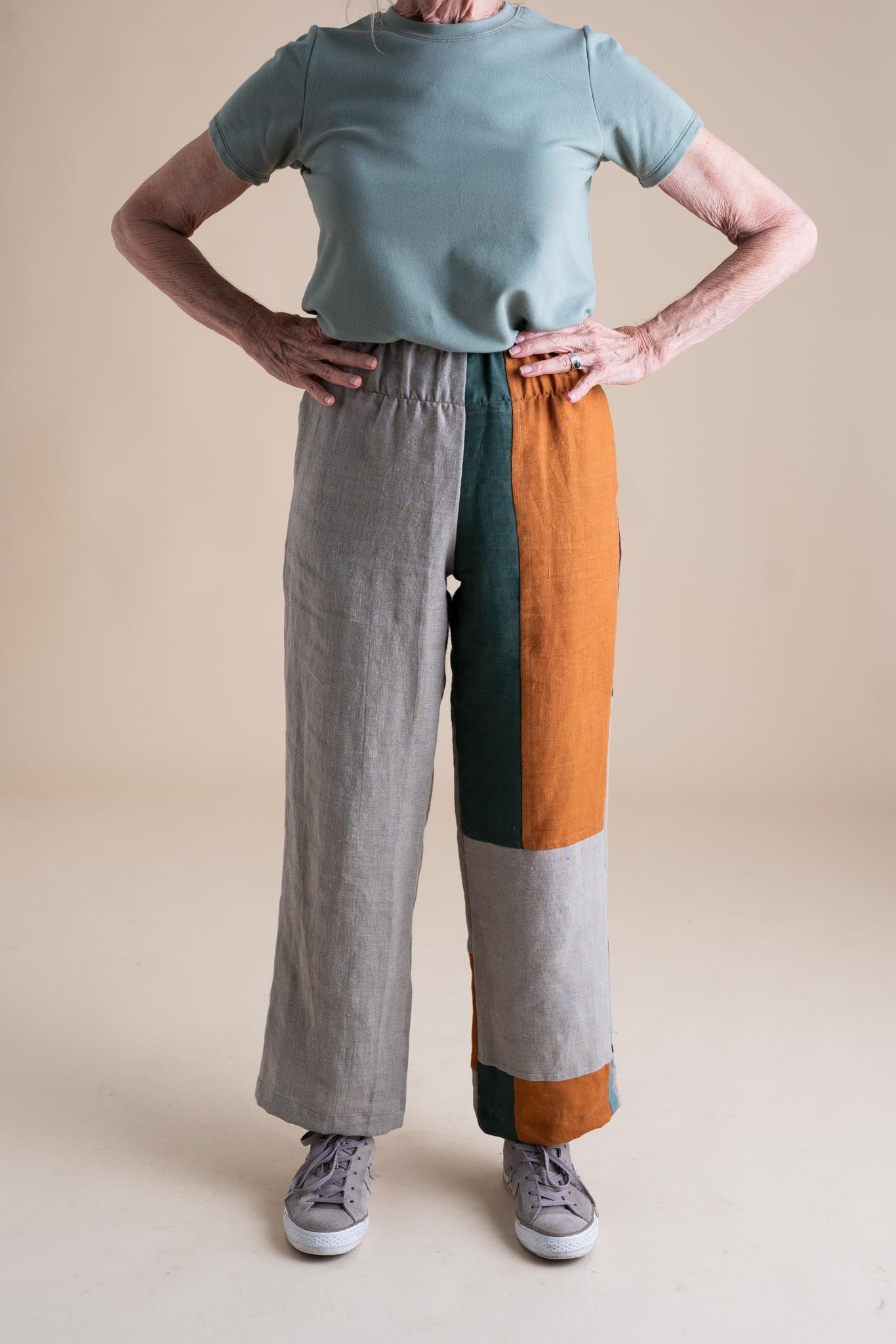 Sunset Pants XS in Patchwork 