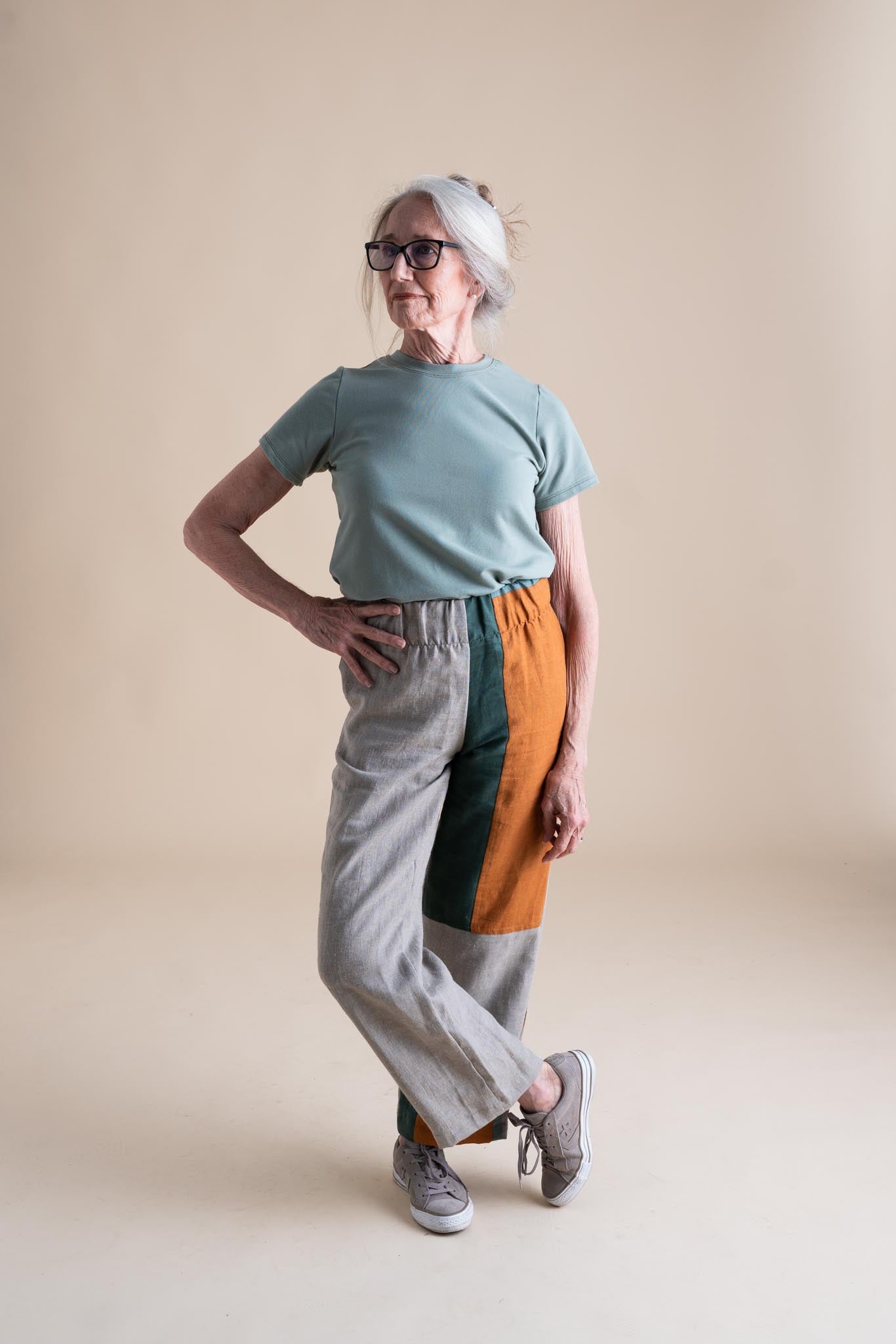 Sunset Pants XS in Patchwork 