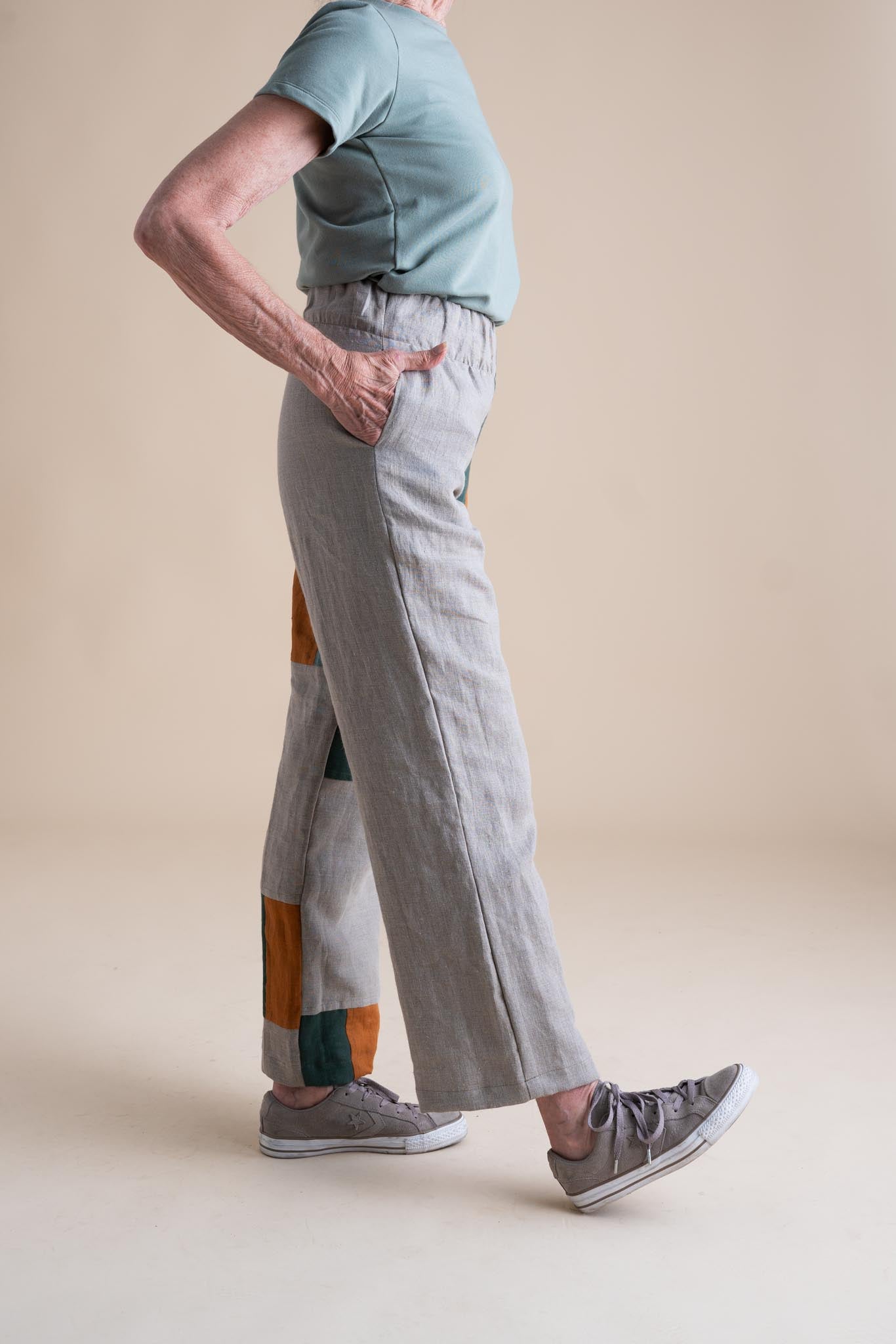 Sunset Pants XS in Patchwork 