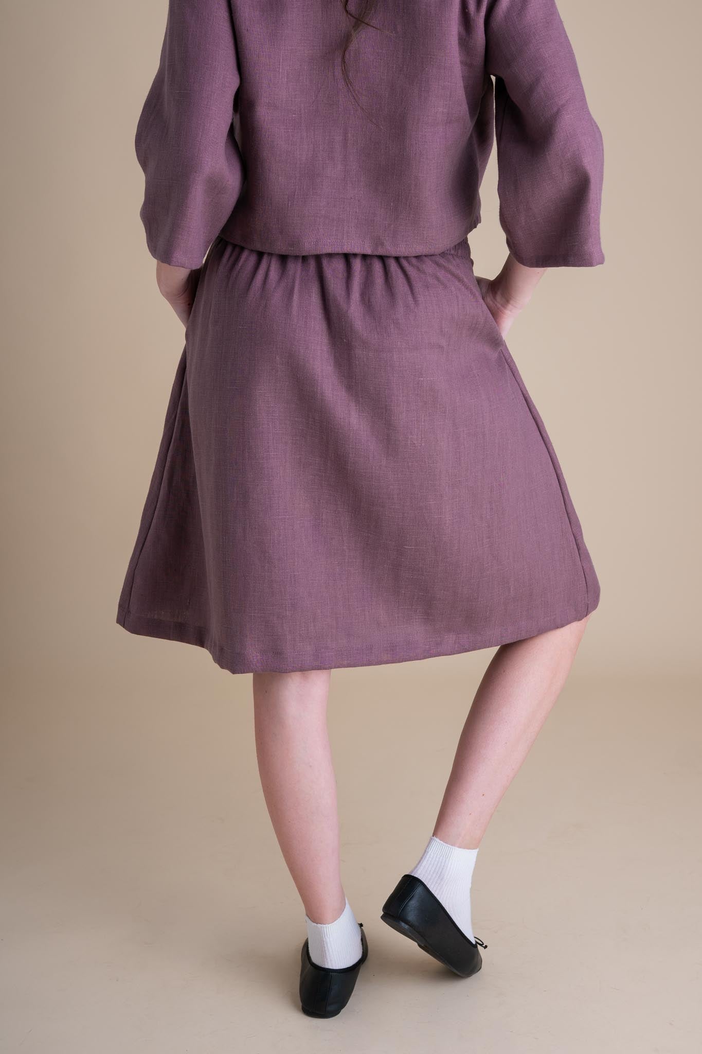 Afternoon Skirt (Updated) in Thistle