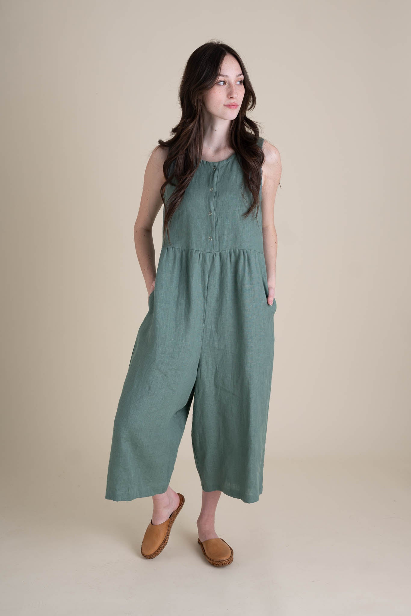 Backyard Jumpsuit in Agave – Conscious Clothing