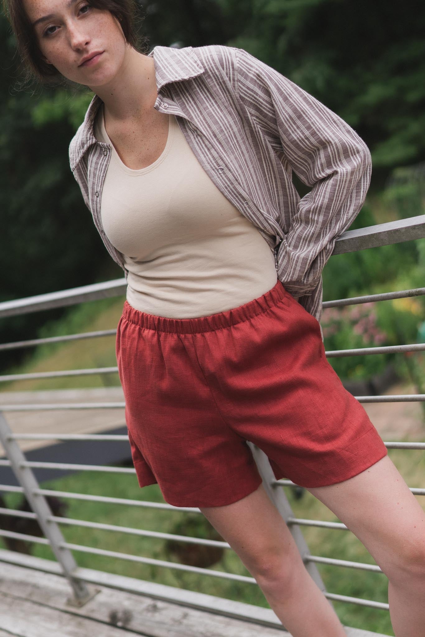 Court Short in Paprika