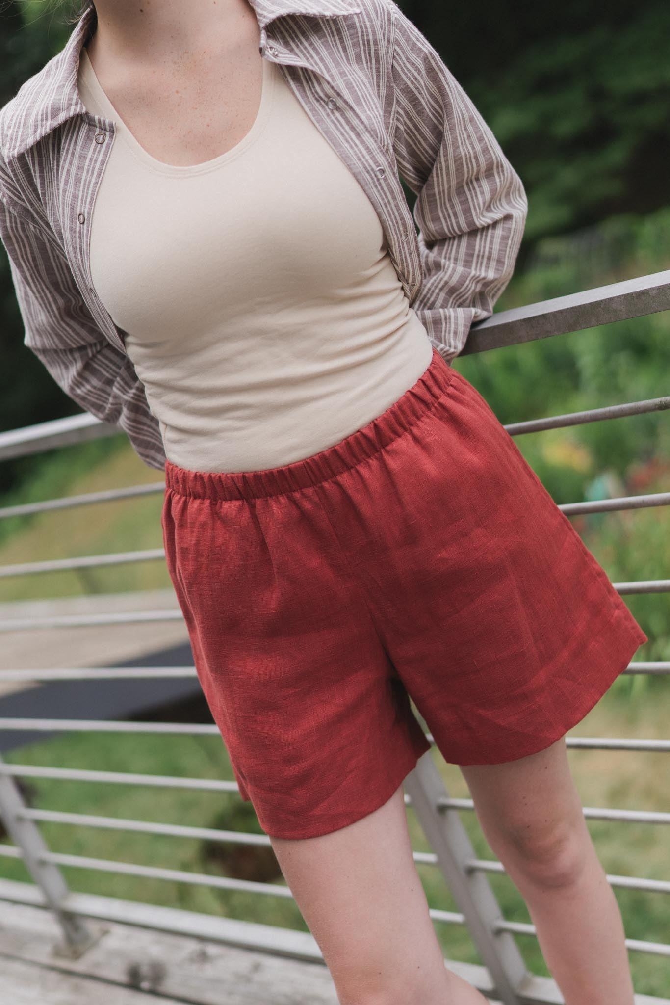 Court Short in Paprika