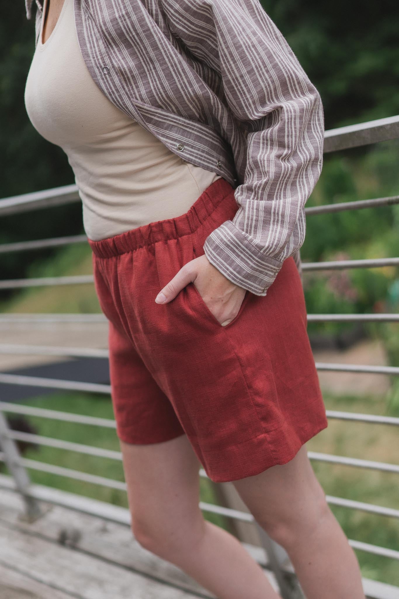Court Short in Paprika
