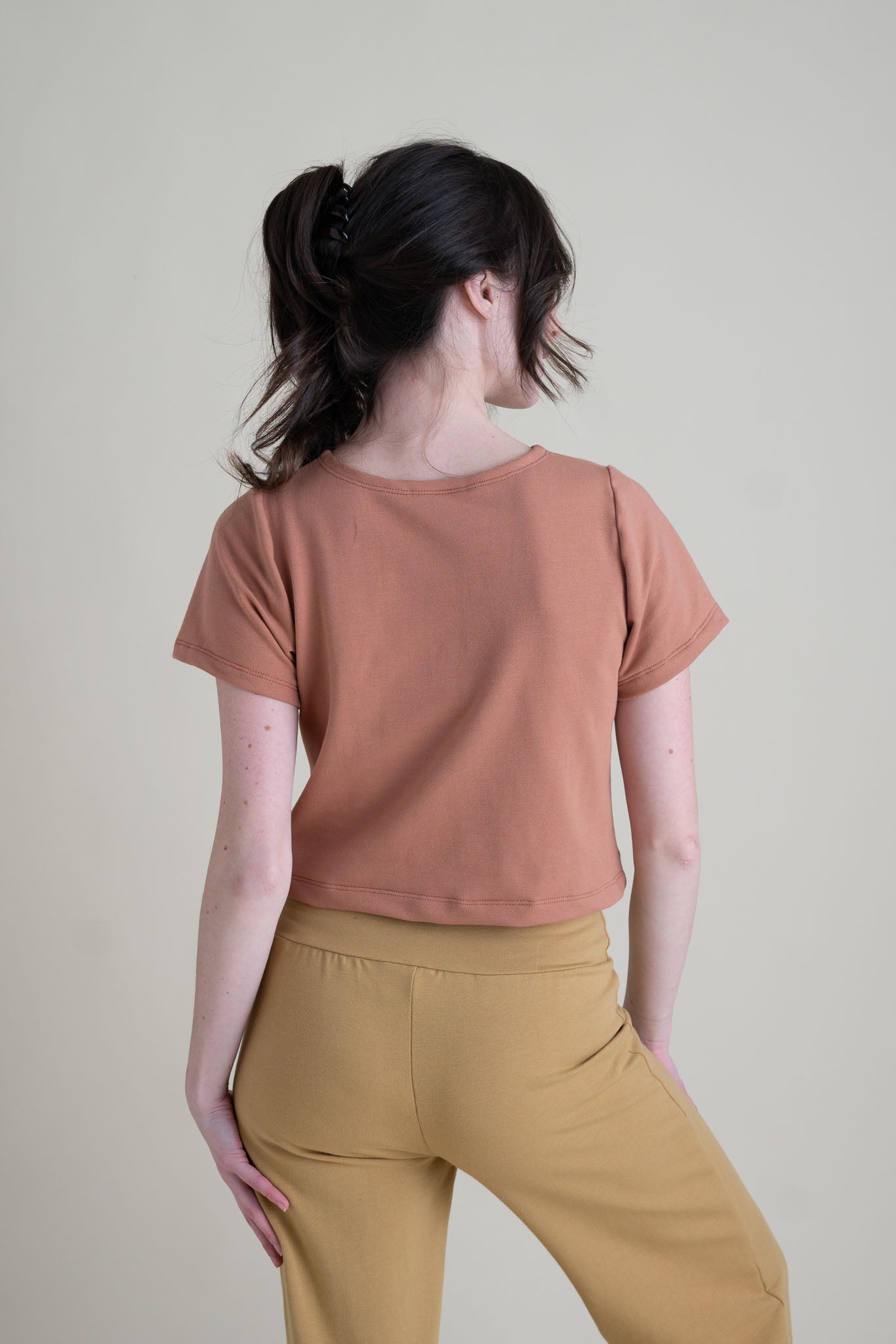 Eden Crop Tee in Macaron