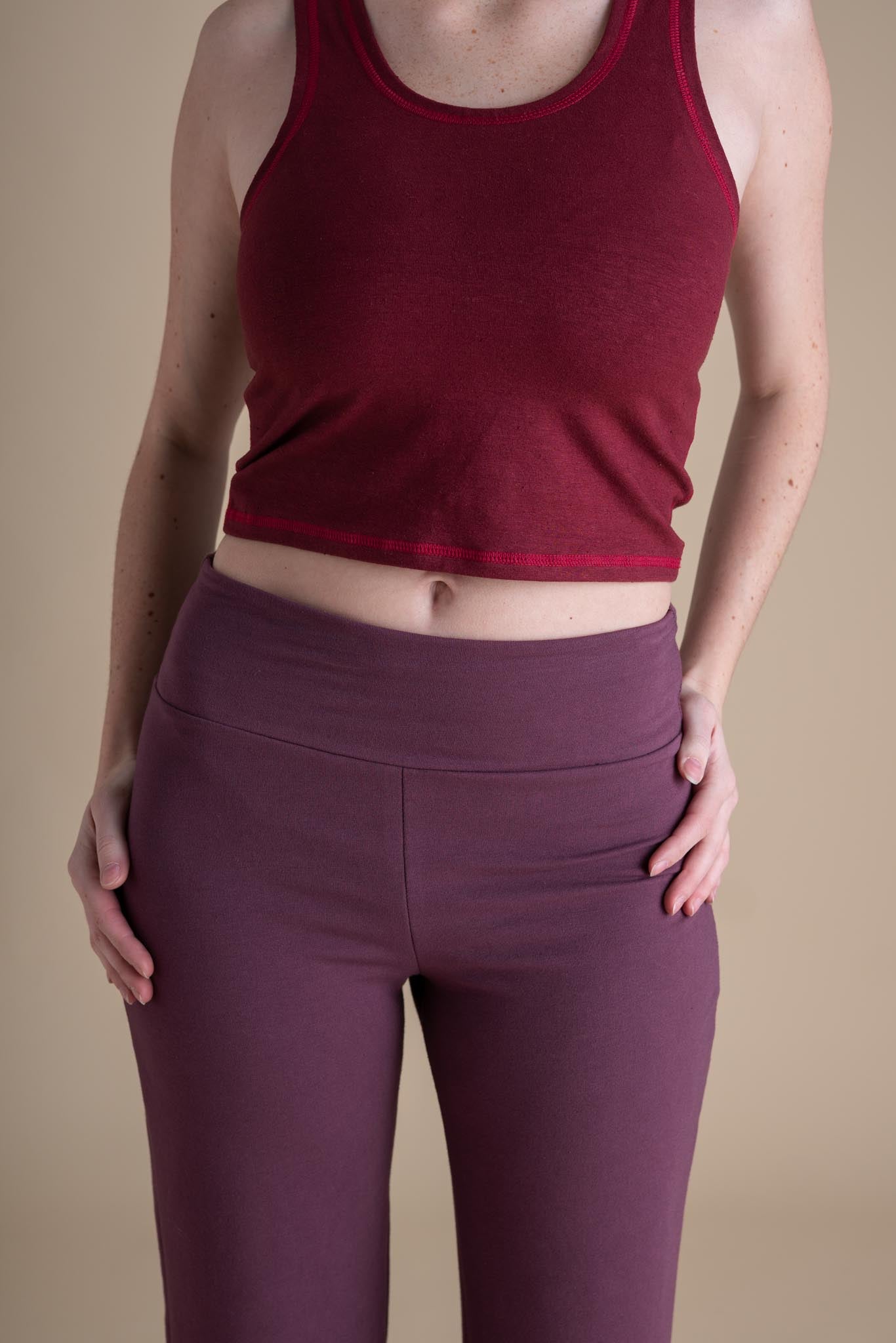 Eleanor Pants (Updated) in Plum