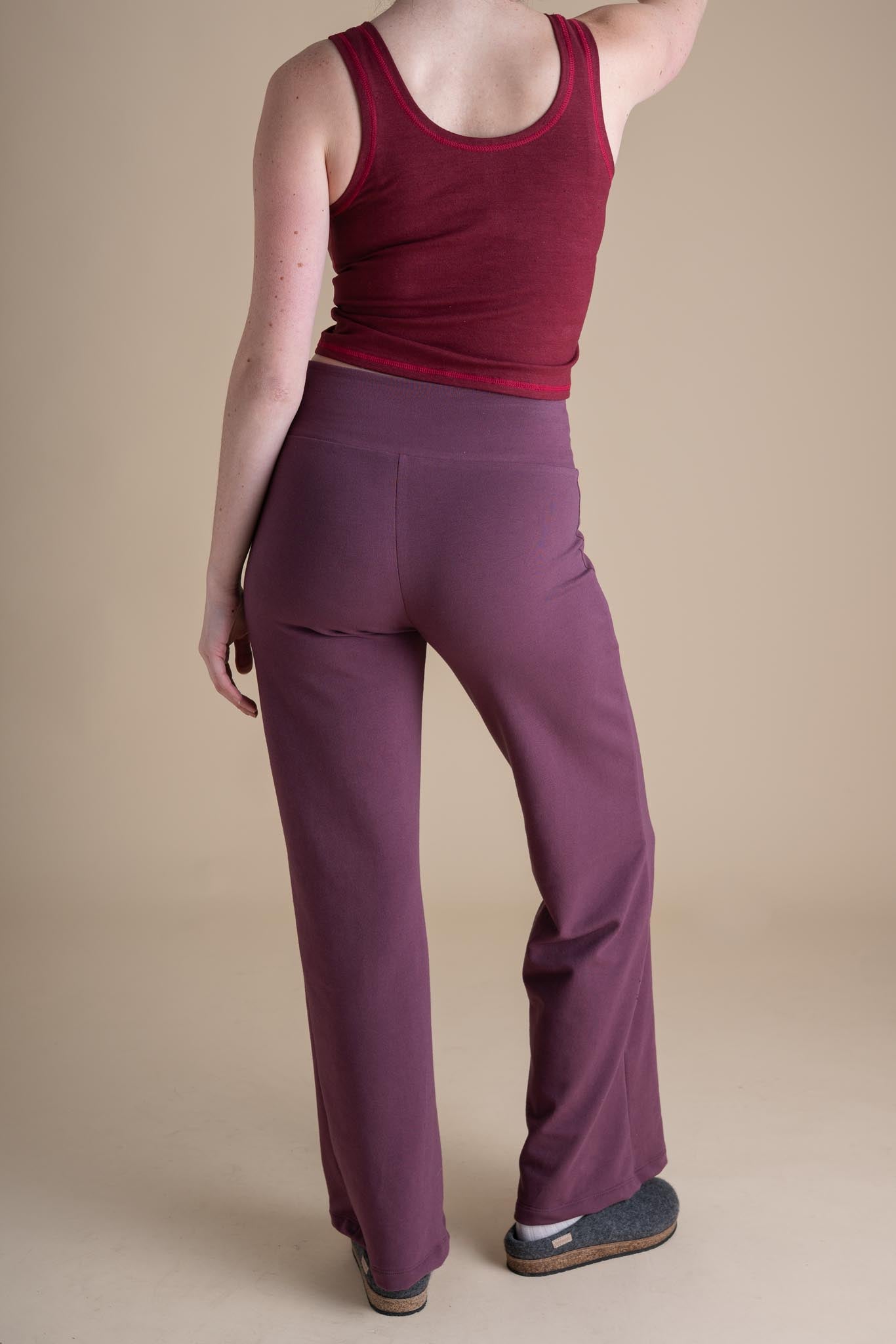 Eleanor Pants (Updated) in Plum