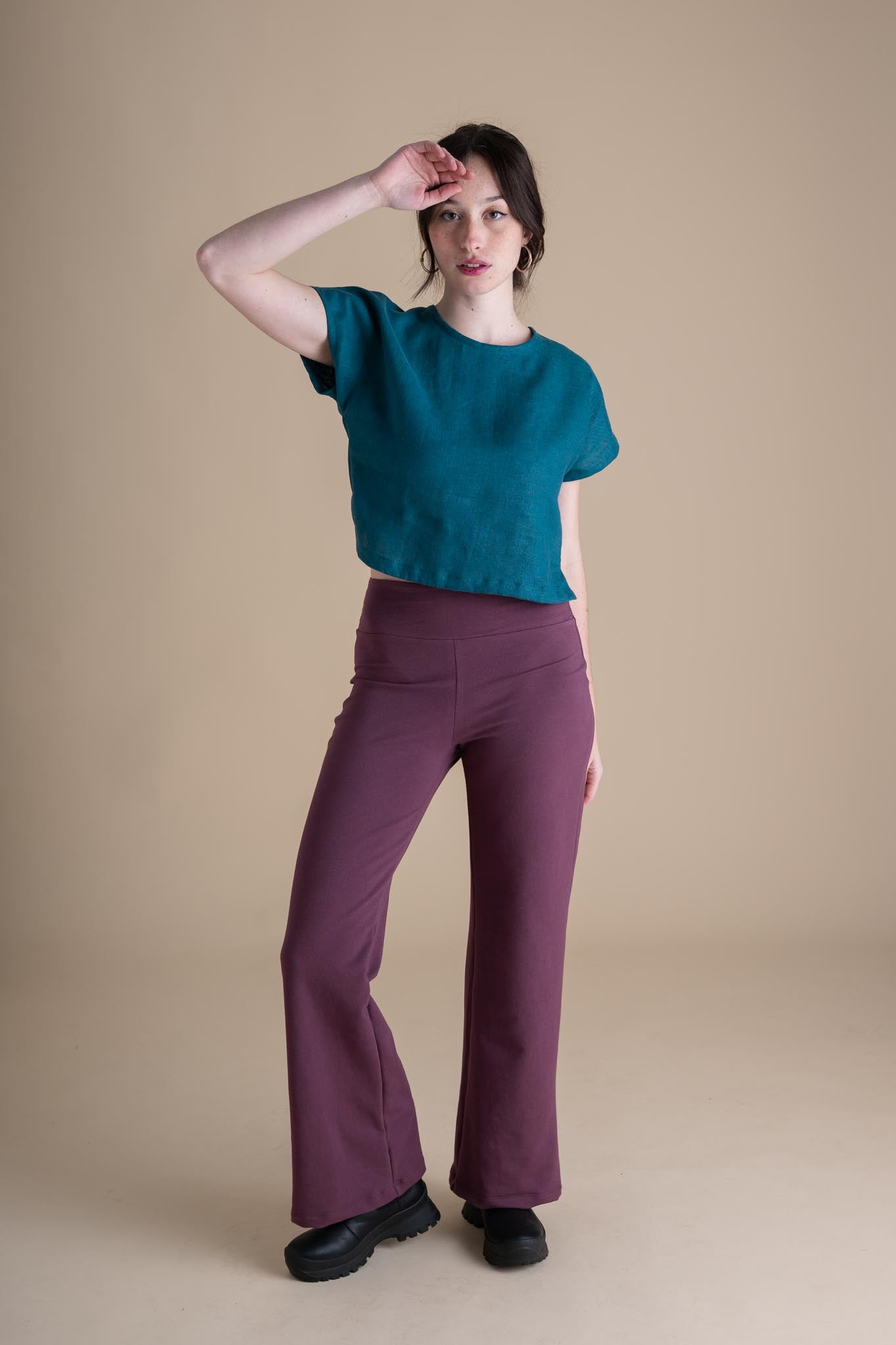 Painter Top (Updated) in Peacock