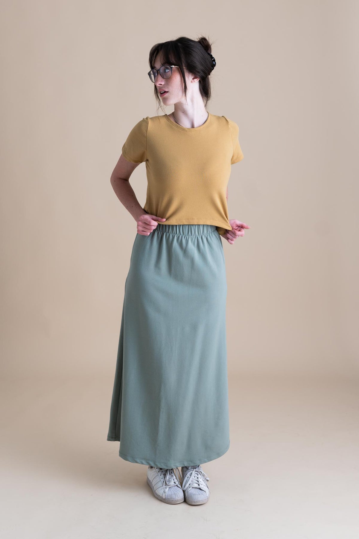 What About Us Mini Skirt Pistachio