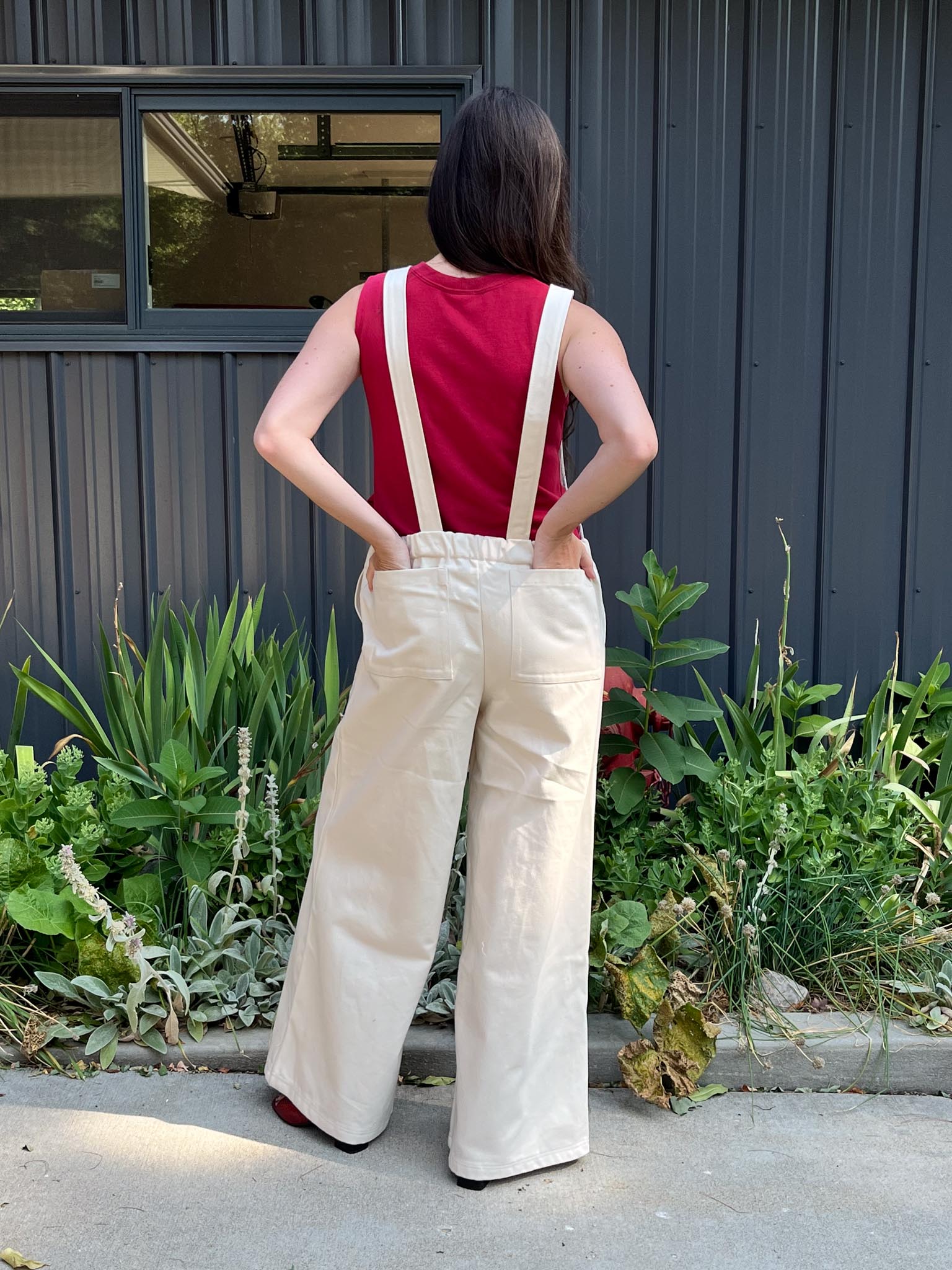 Mystery Overalls in Natural Denim