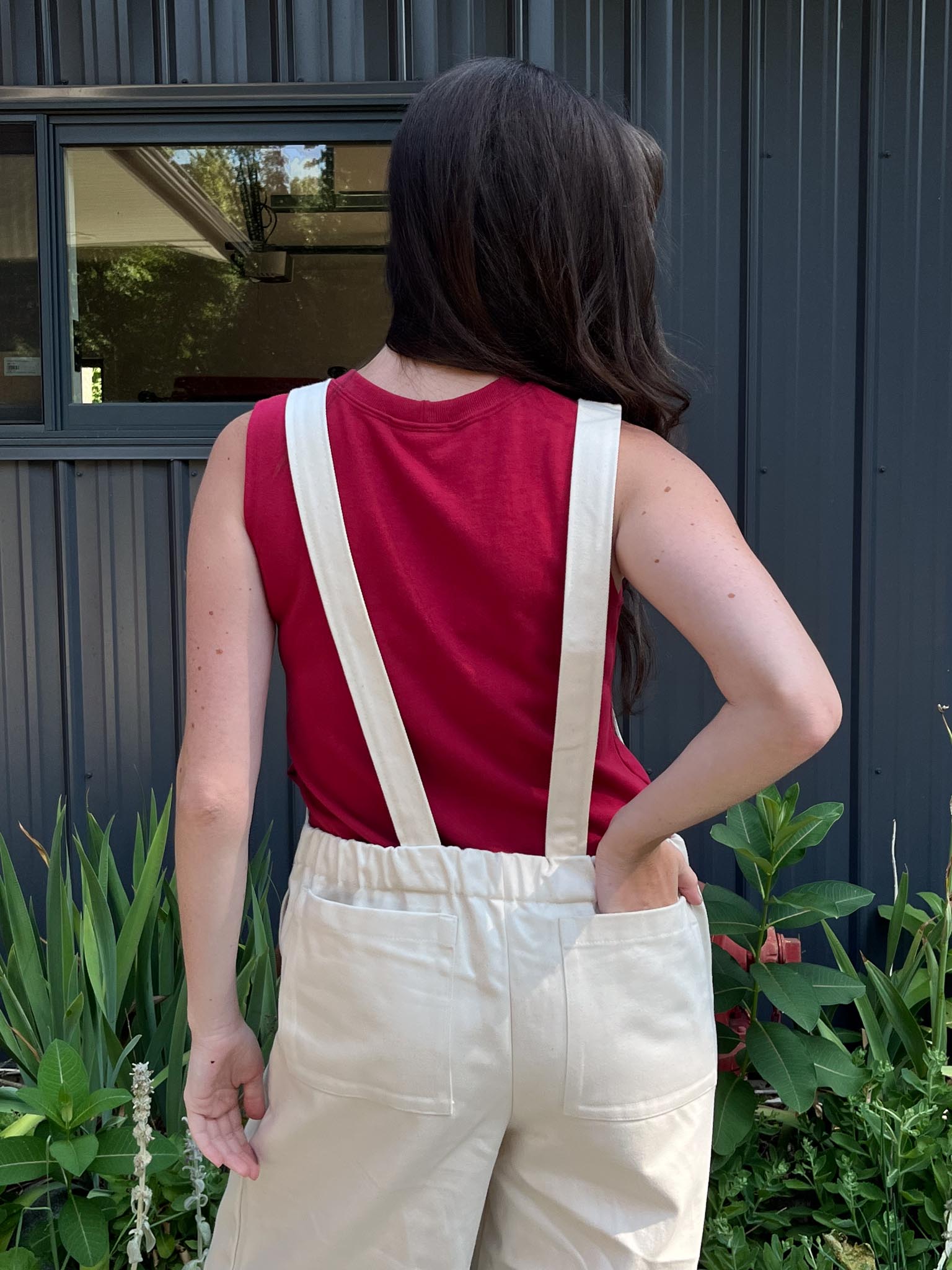 Mystery Overalls in Natural Denim
