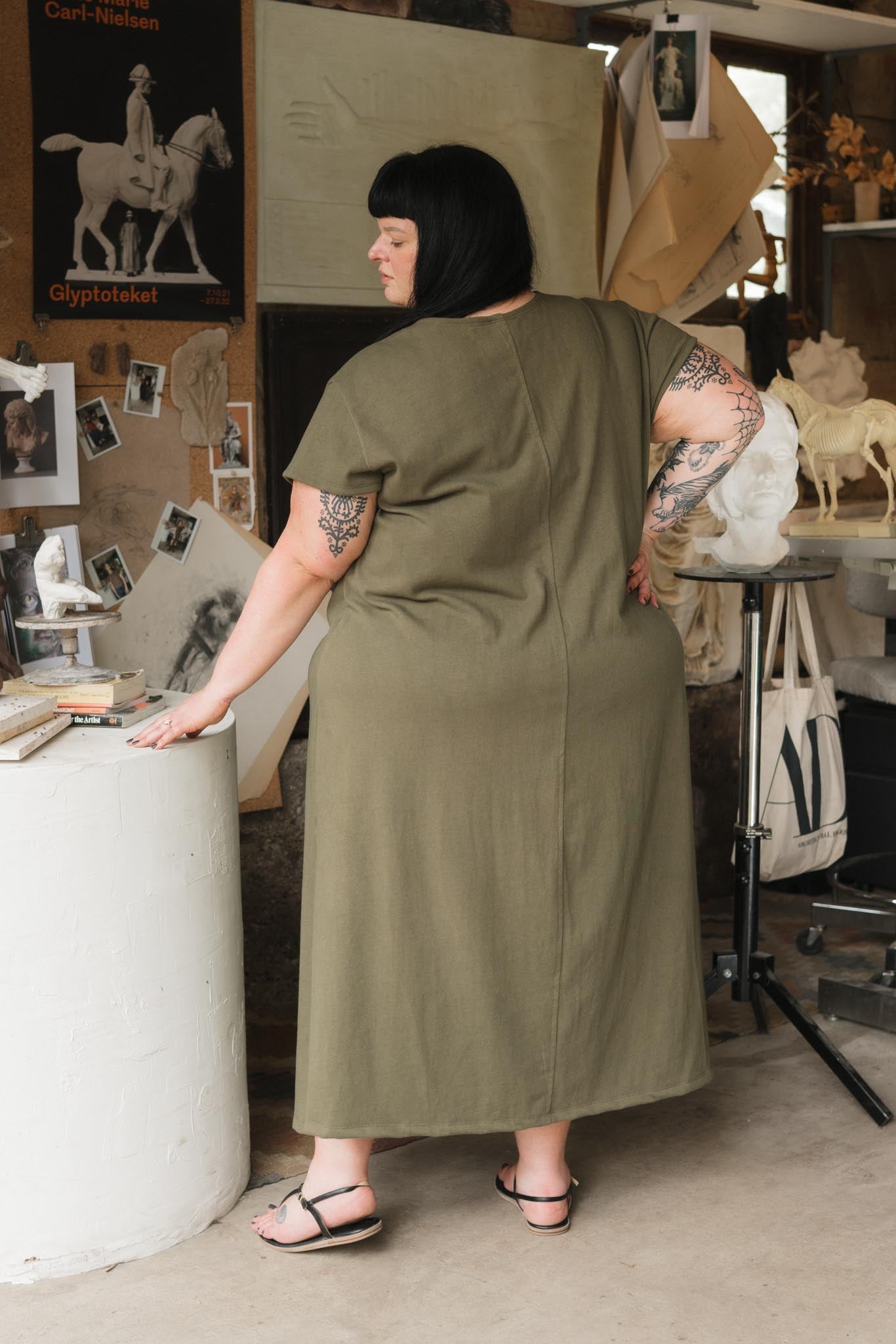 Cairo Dress (Updated) in Patina