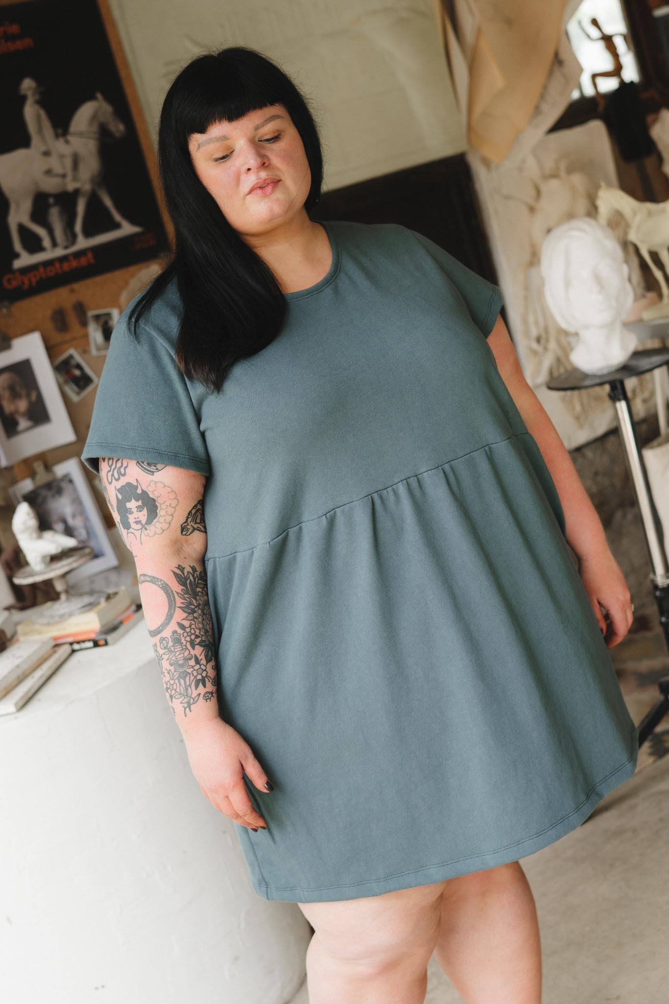 Porch Dress (Updated) in Aegean