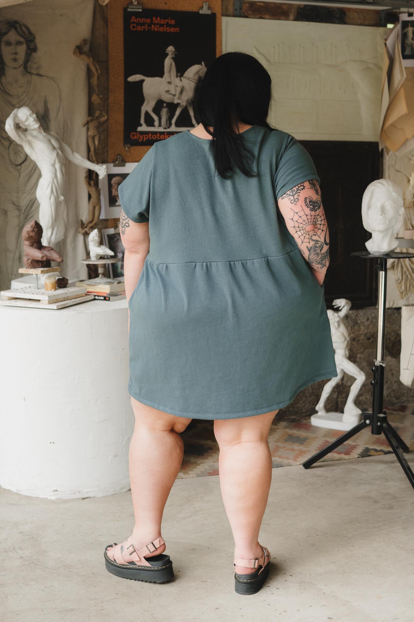 Porch Dress (Updated) in Aegean