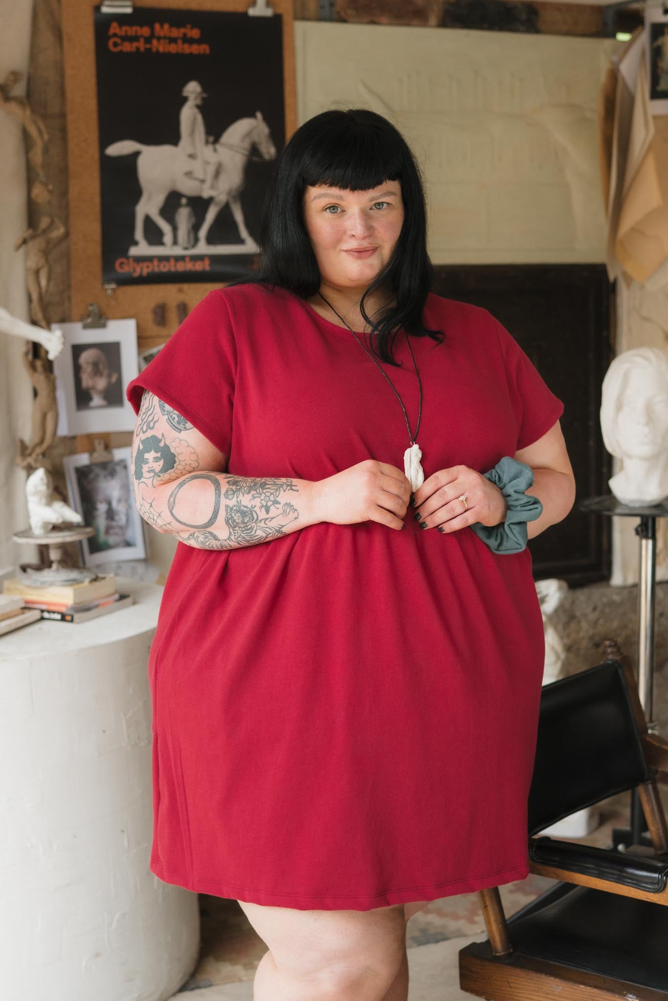 Porch Dress (Updated) in Madder