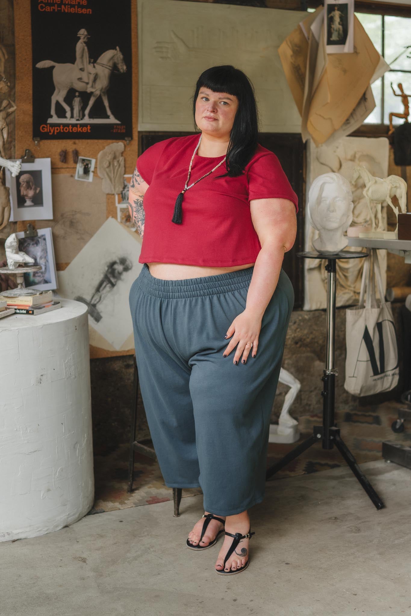 Weekend Pants (Updated) in Aegean