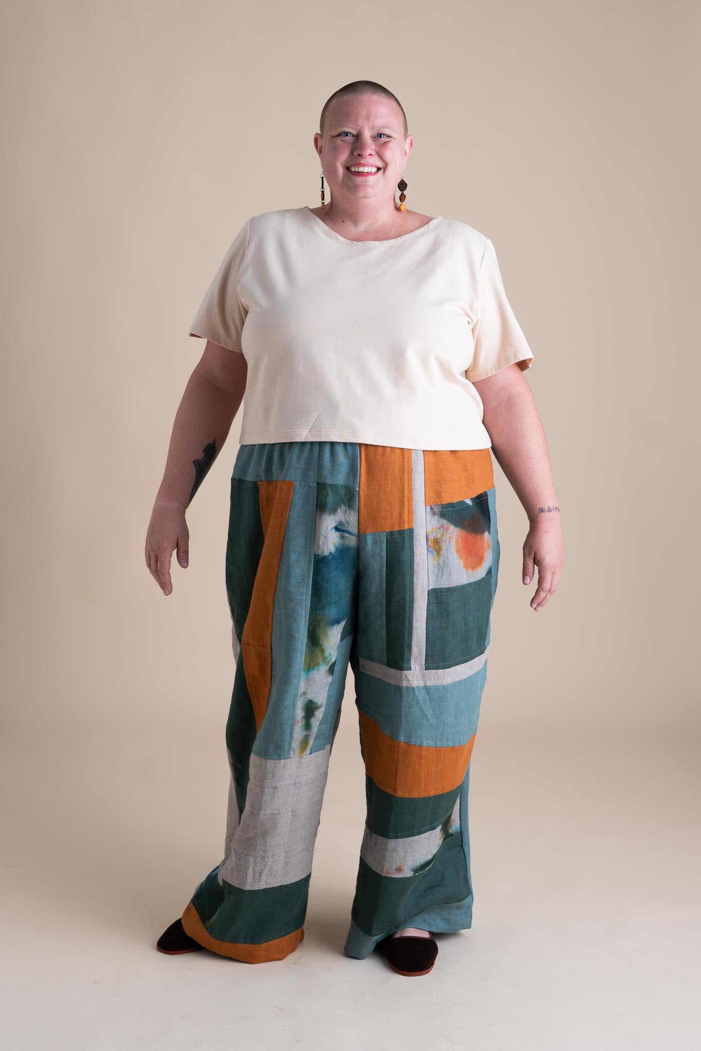 Sunset Pants 3X in Patchwork 
