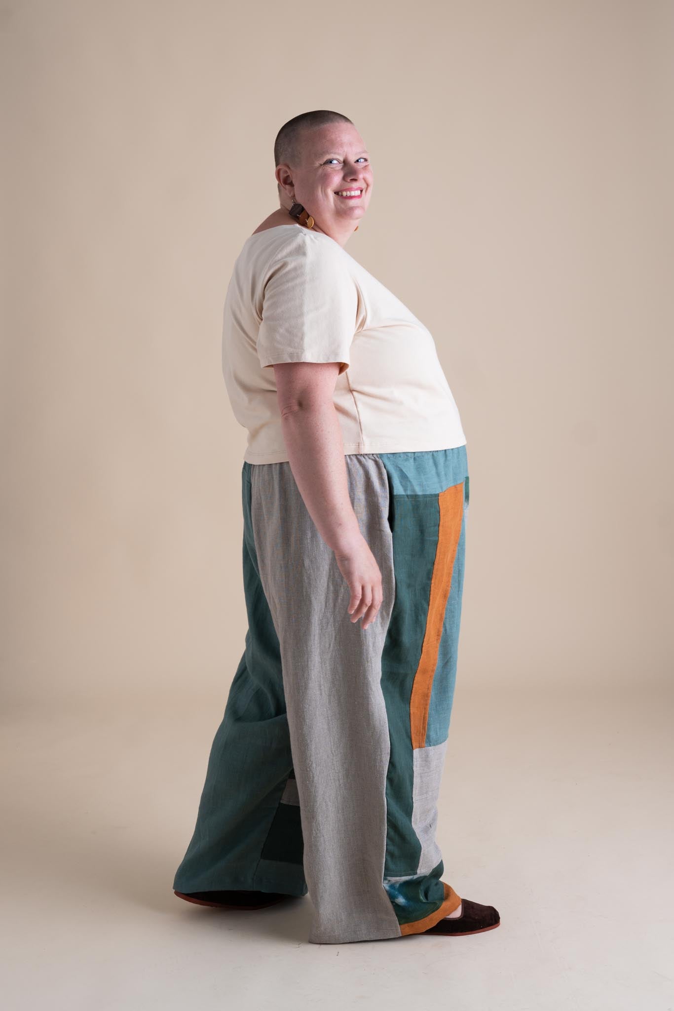 Sunset Pants 3X in Patchwork 