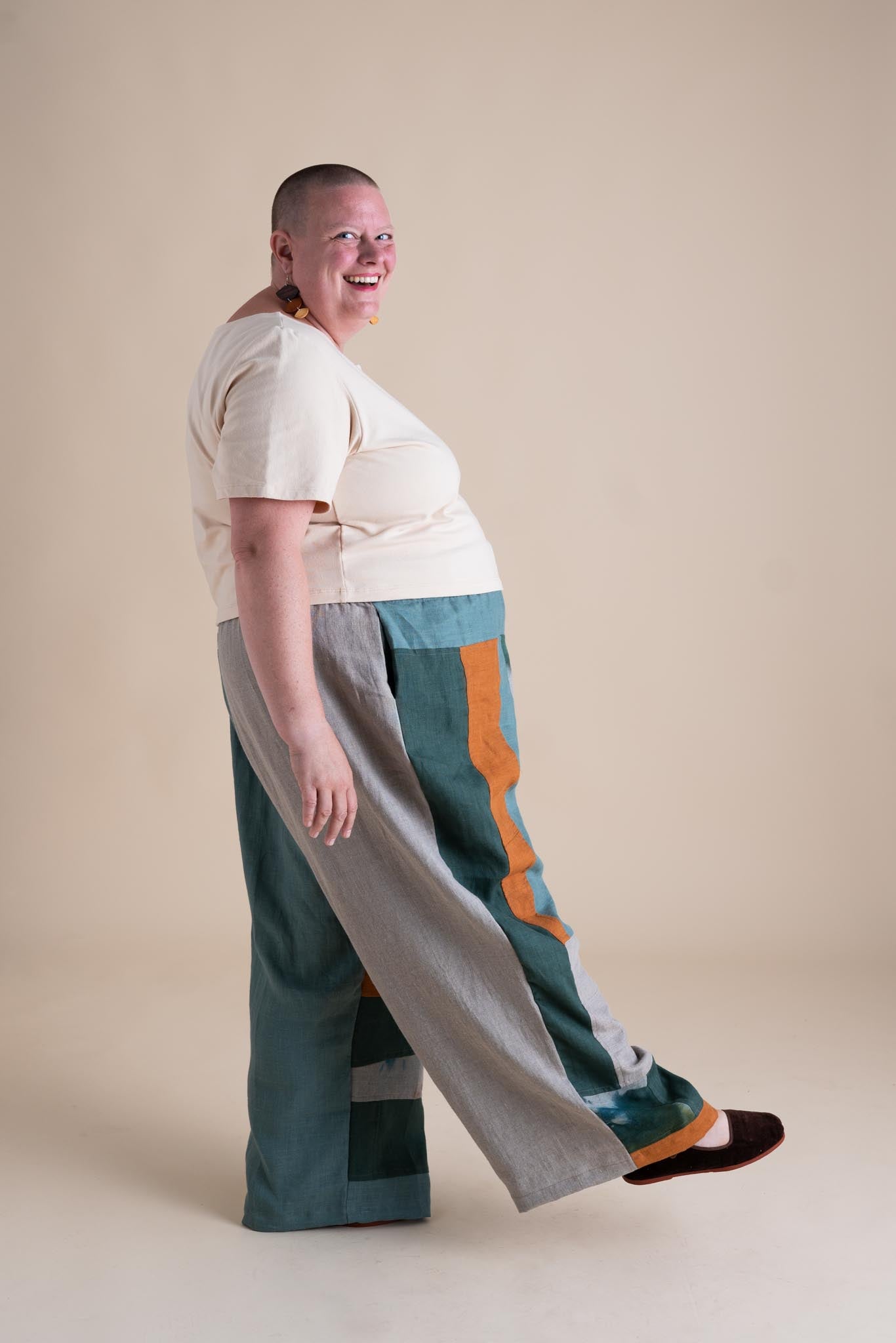 Sunset Pants 3X in Patchwork 