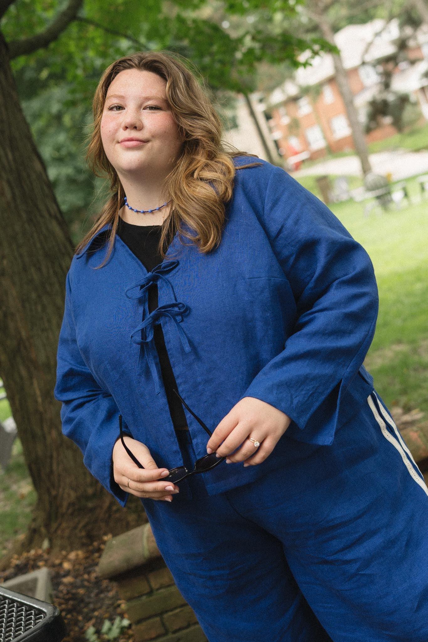 Cirrus Top in Kingfisher Blue