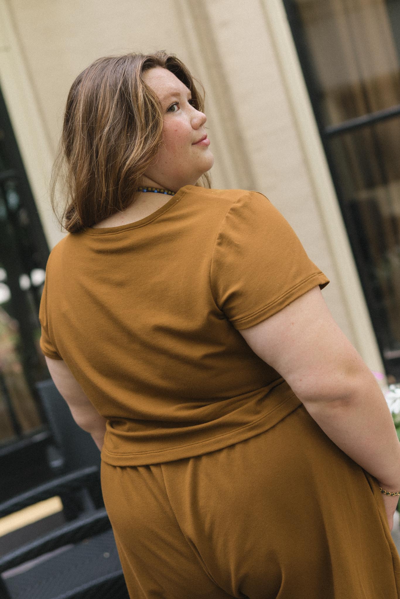 Eden Tee (Updated) in Almond