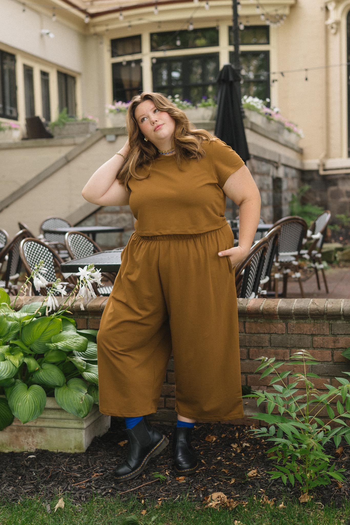 Eden Tee (Updated) in Almond