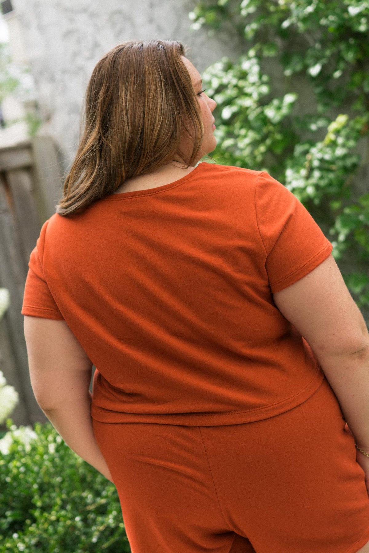Eden Tee (Updated) in Persimmon