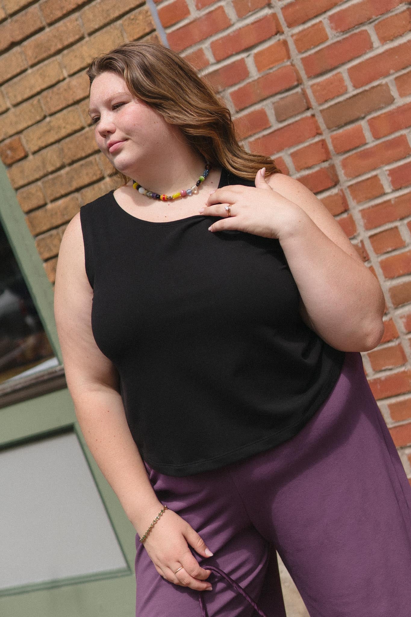 Lylee is wearing a size 3 Full Length.