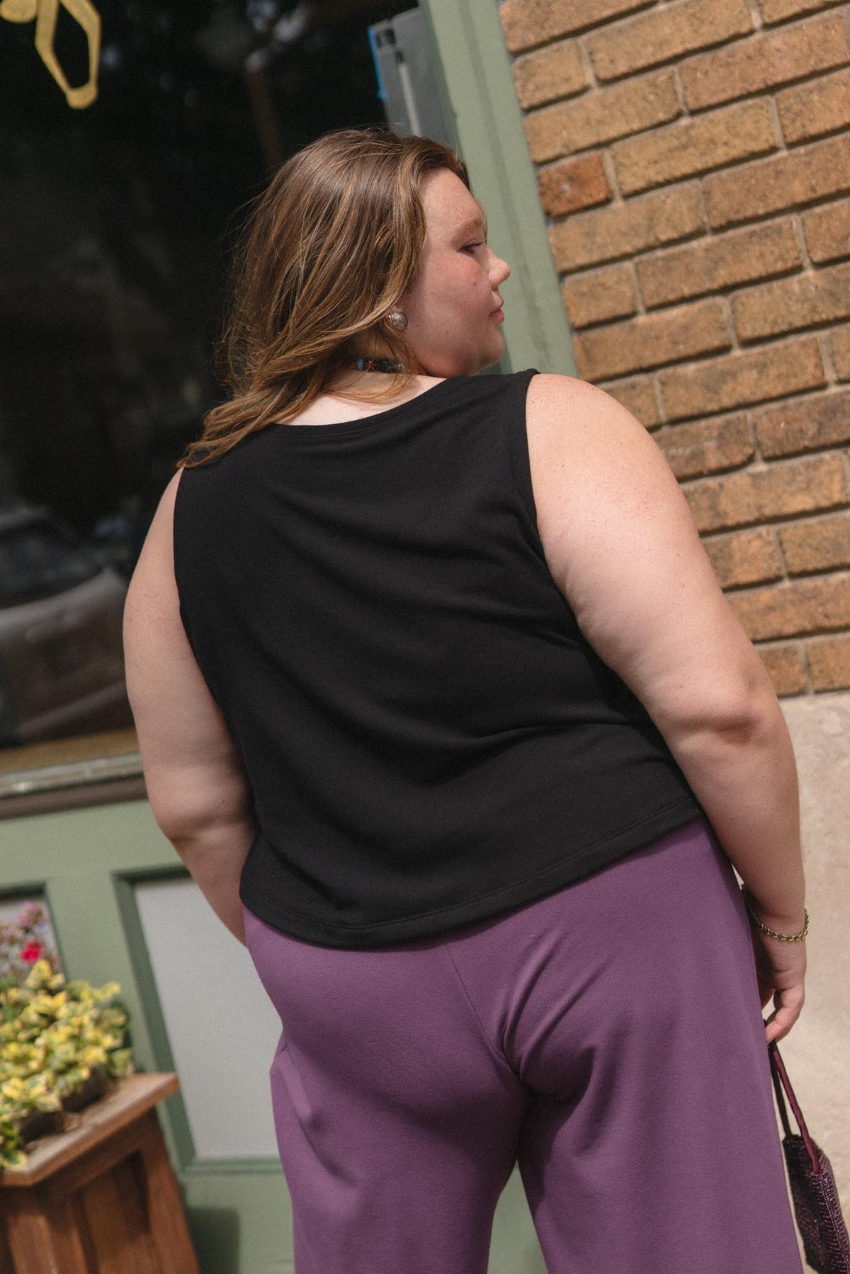 Frances Tank (Updated) in Licorice