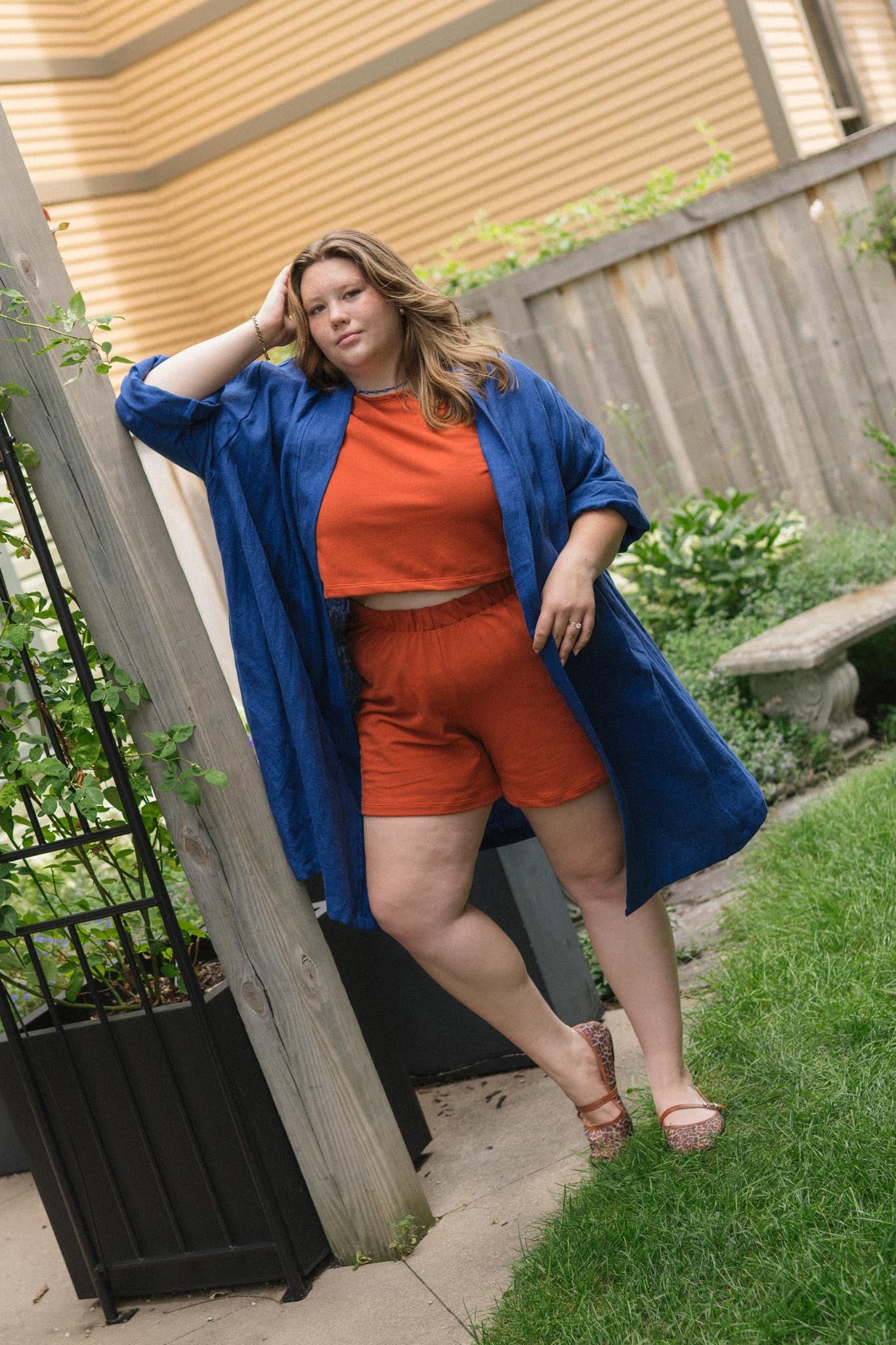 Jayne Shorts in Persimmon