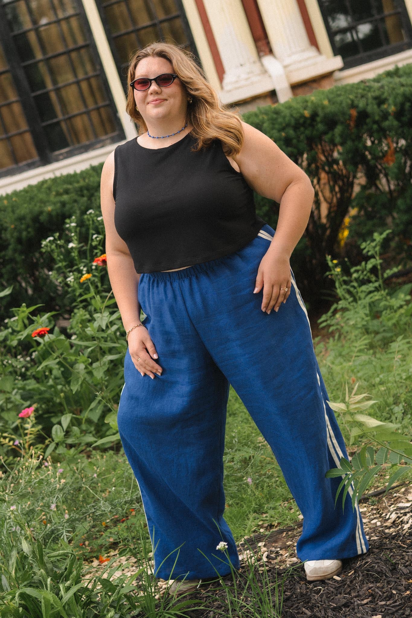 Jove Pants in Kingfisher Blue