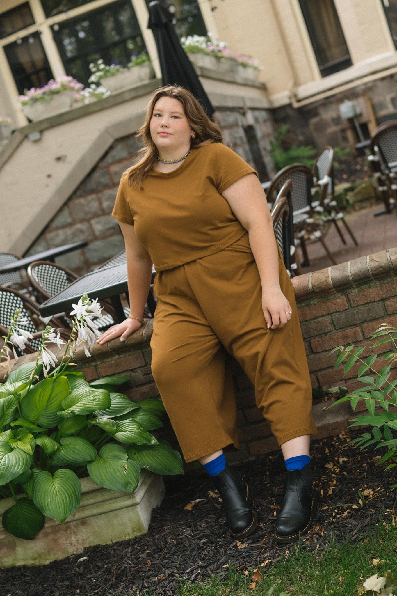 Zinat Pant (Updated) in Almond