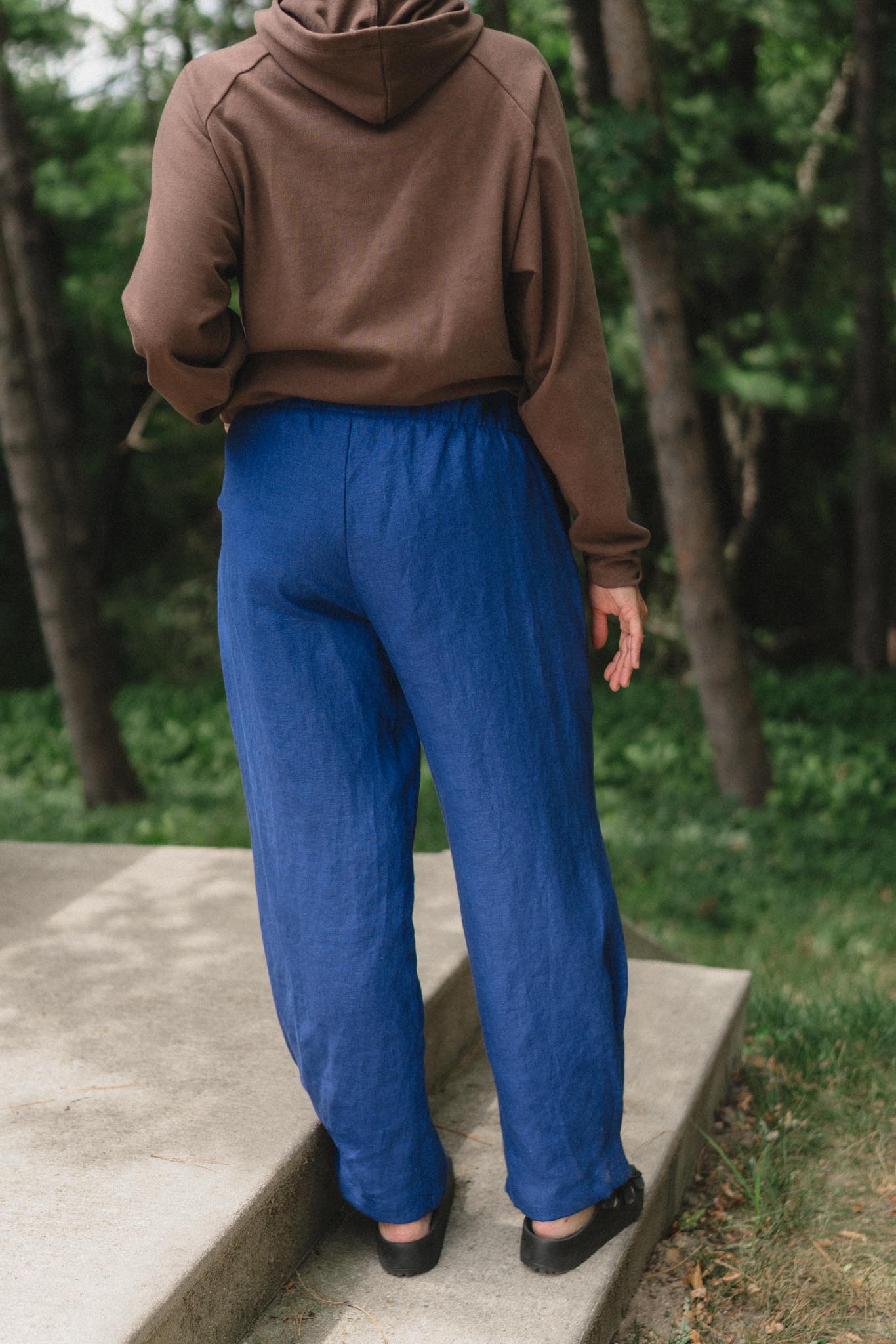Crescent Moon Pants (Updated) in Kingfisher Blue