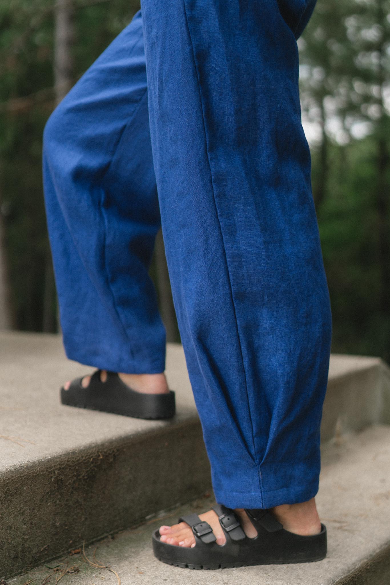 Crescent Moon Pants (Updated) in Kingfisher Blue