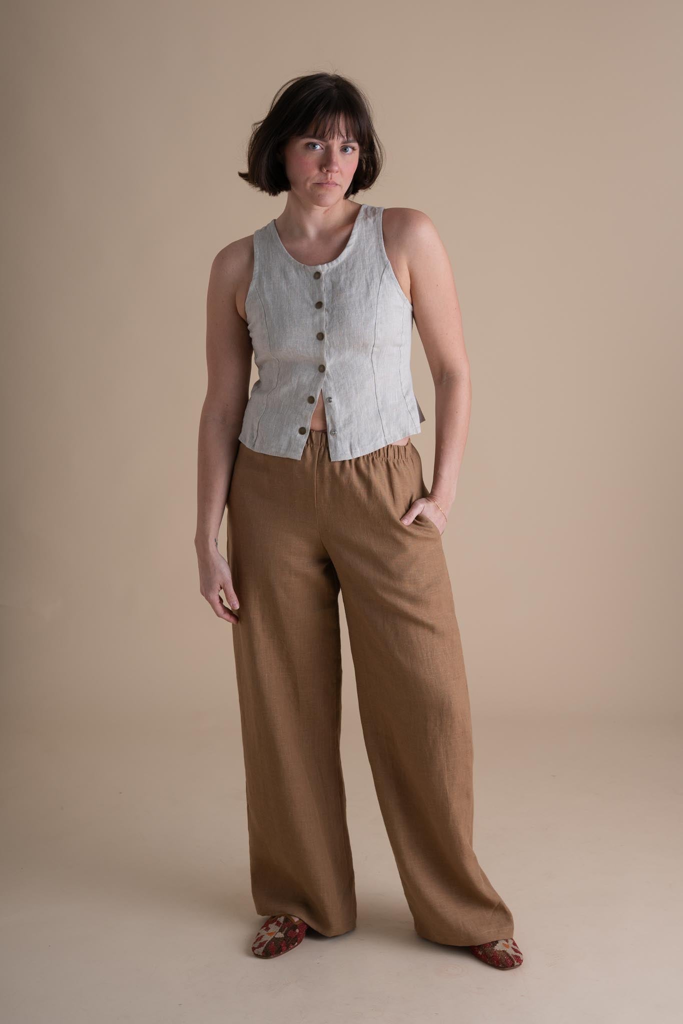 Katherine Vest (Updated) in Sand Dollar