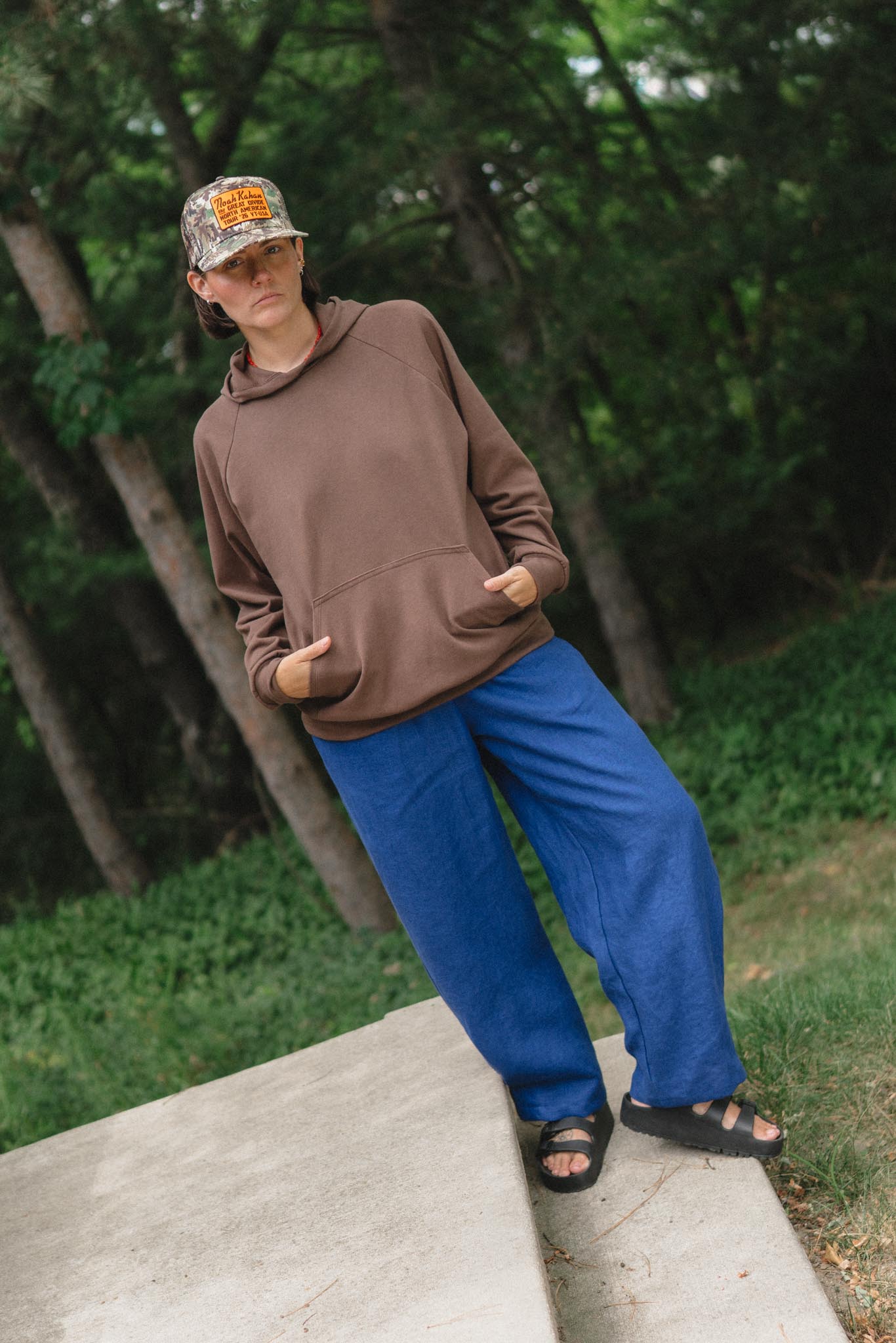 Crescent Moon Pants (Updated) in Kingfisher Blue