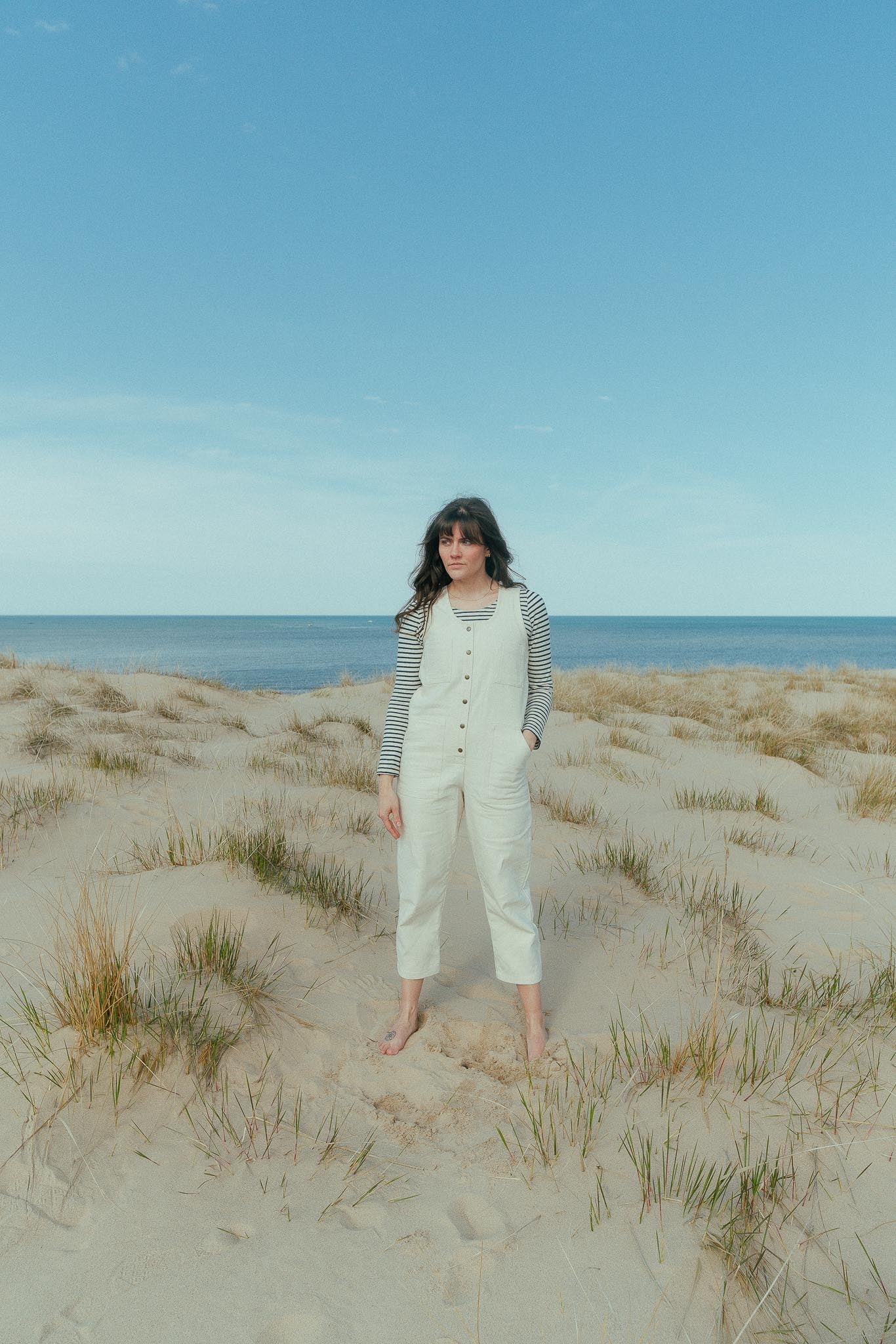 Rebel Denim Jumpsuit in Natural Denim