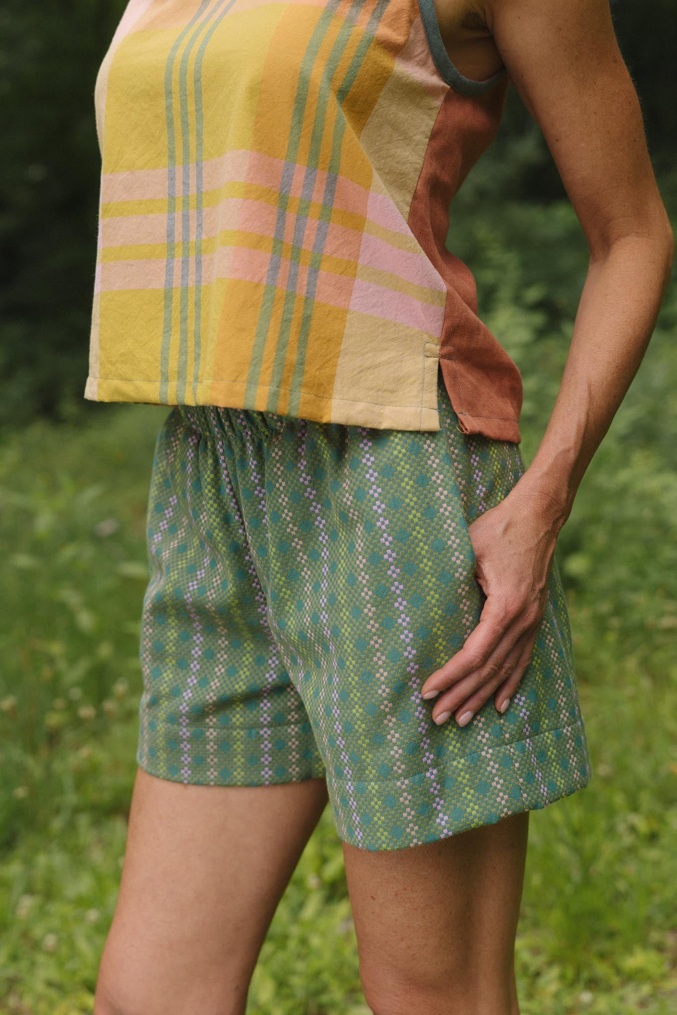 Court Short in Aloe
